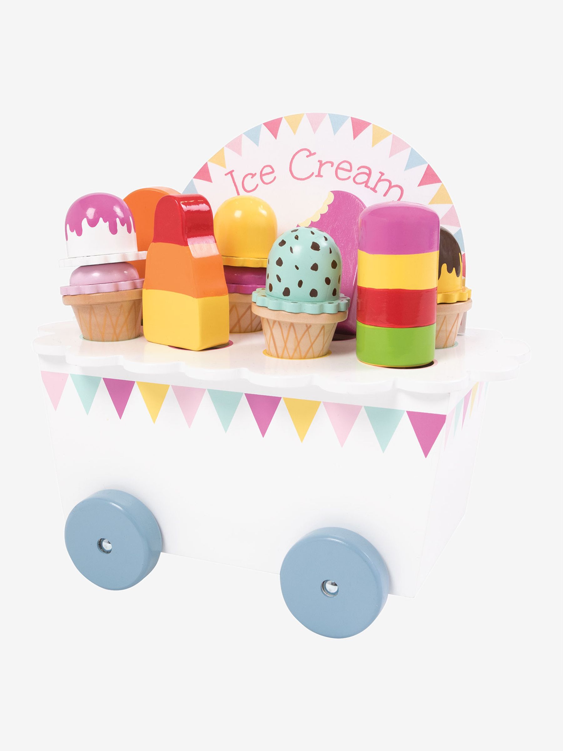 Wooden Ice Cream Cart - Image 2 of 3