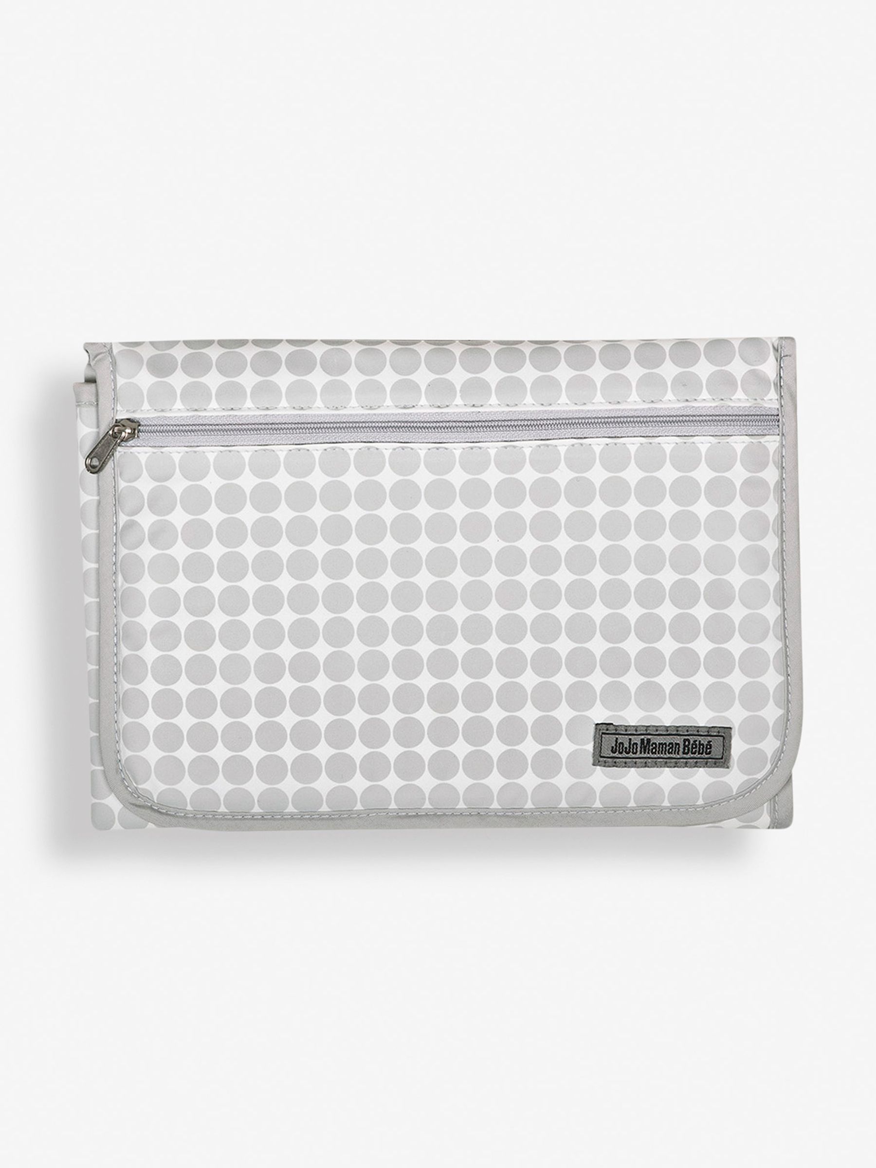 Spot Print Folding Changing Mat in Grey - Image 1 of 3