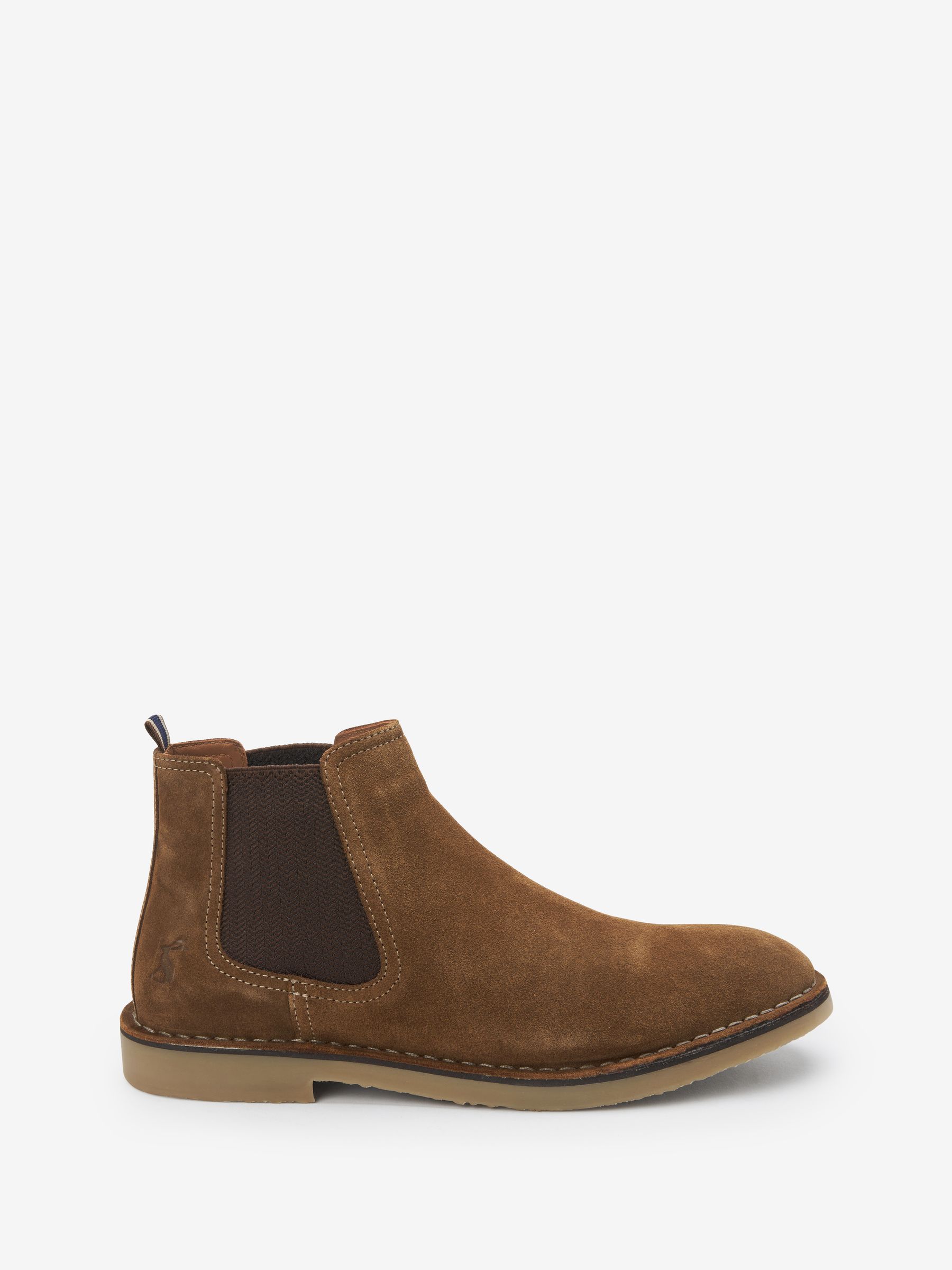 Tan Brown Suede Chelsea Boots - Image 2 of 5