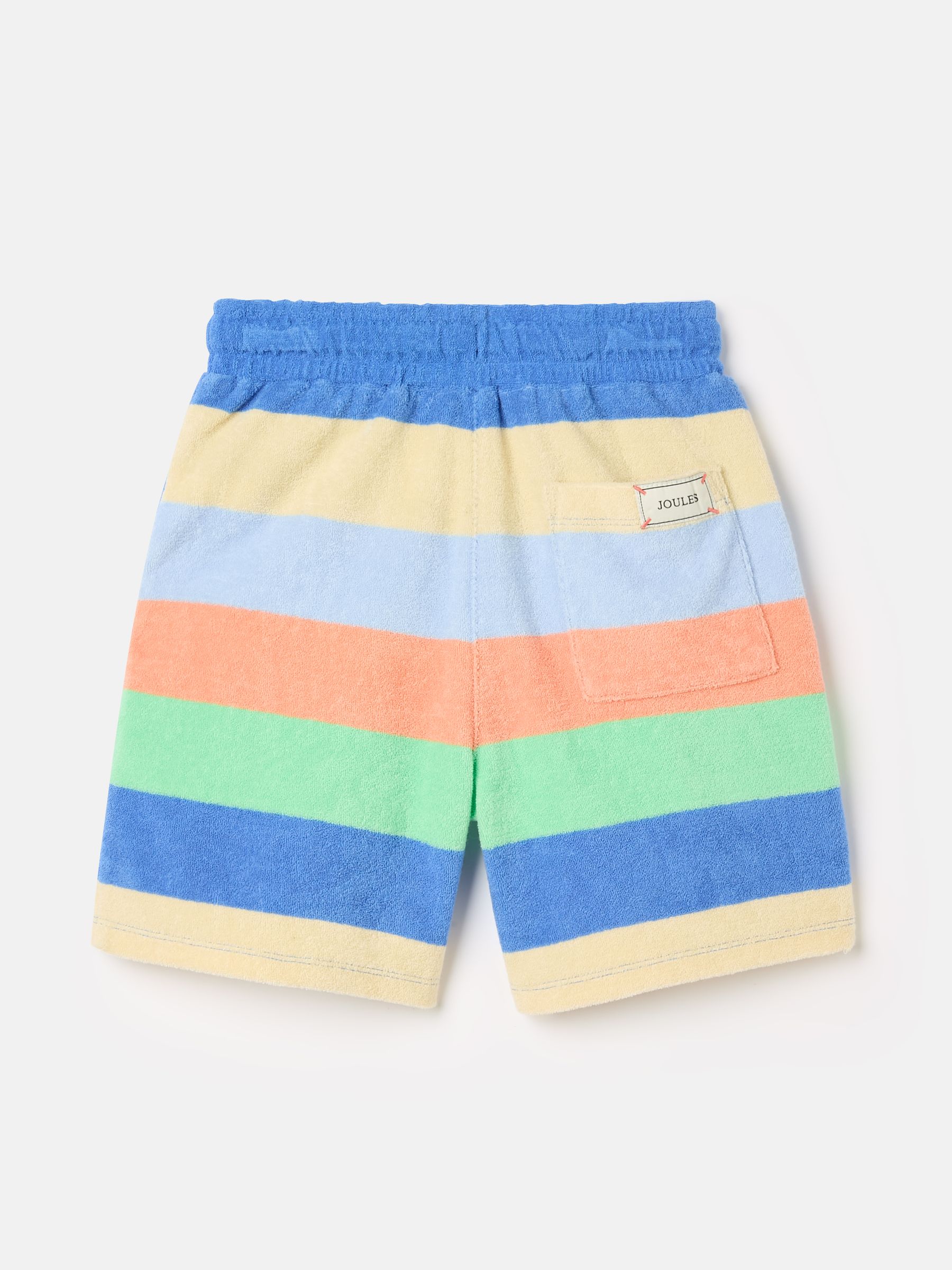 Boys' Give Us A Wave Multi Stripe Relaxed Fit Towelling Shorts - Image 2 of 5