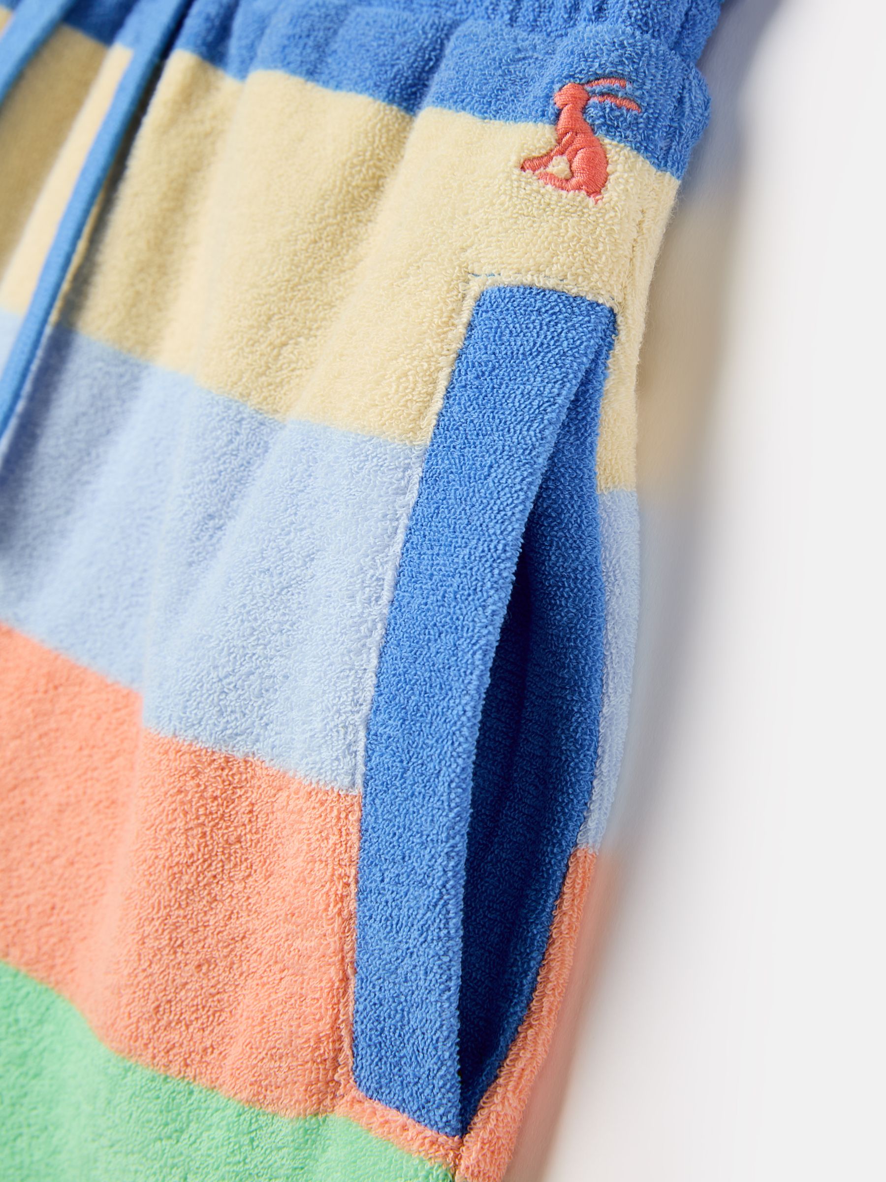 Boys' Give Us A Wave Multi Stripe Relaxed Fit Towelling Shorts - Image 4 of 5