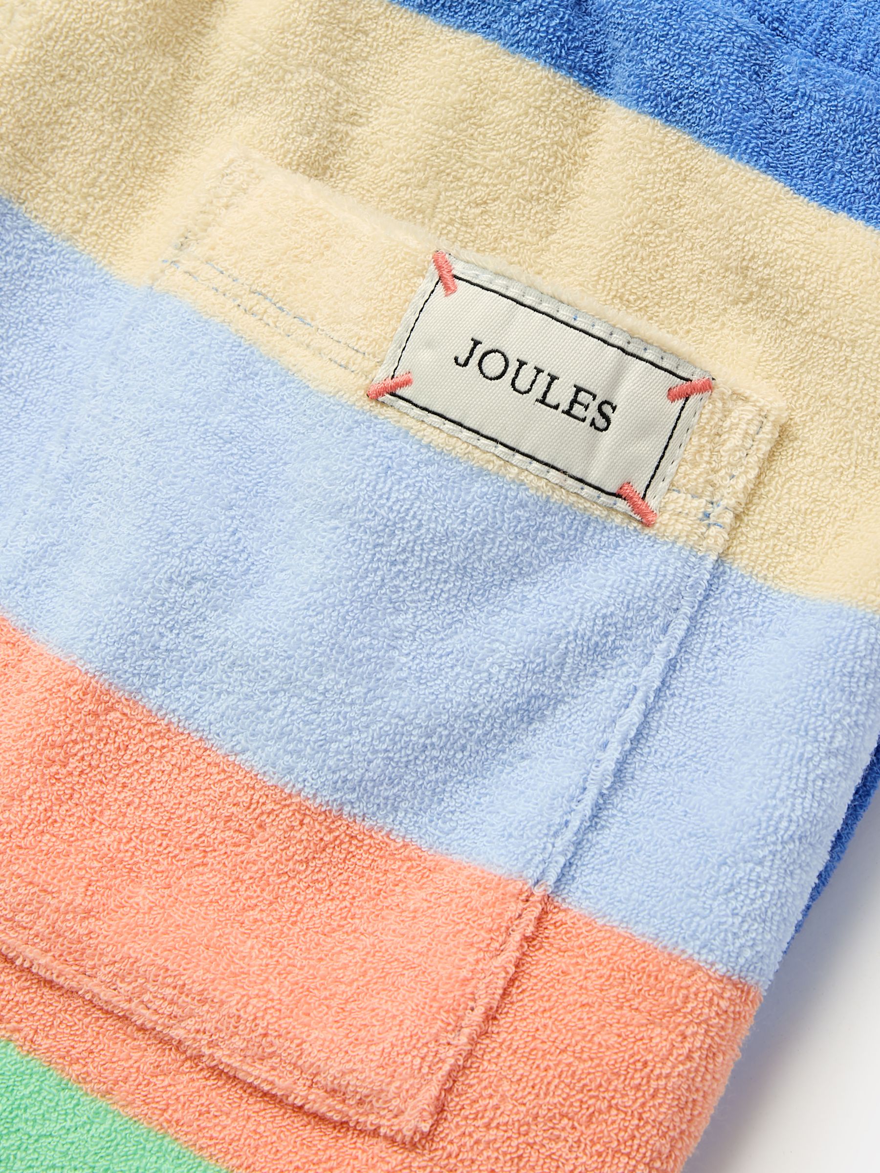 Boys' Give Us A Wave Multi Stripe Relaxed Fit Towelling Shorts - Image 5 of 5