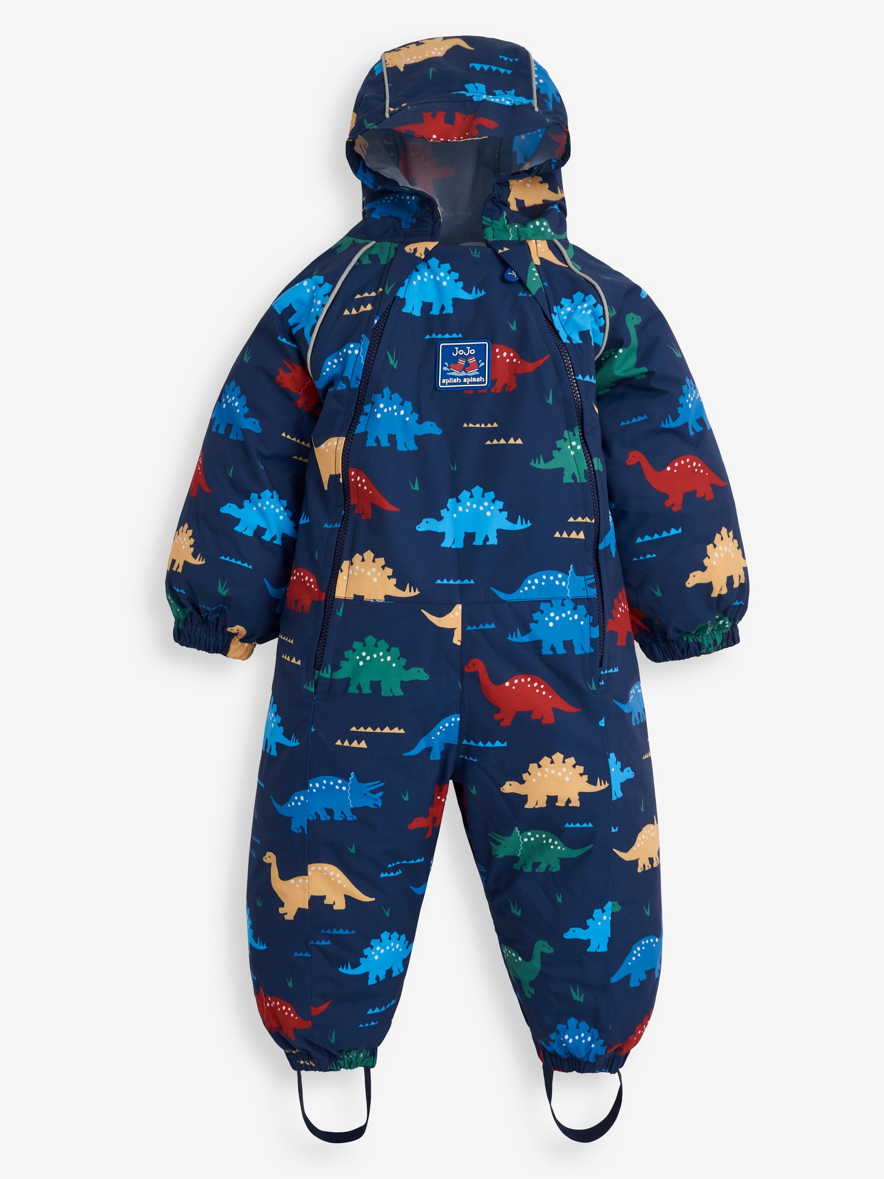 Navy Blue Pack Away Waterproof Puddle Suit JoJo Maman Bébé