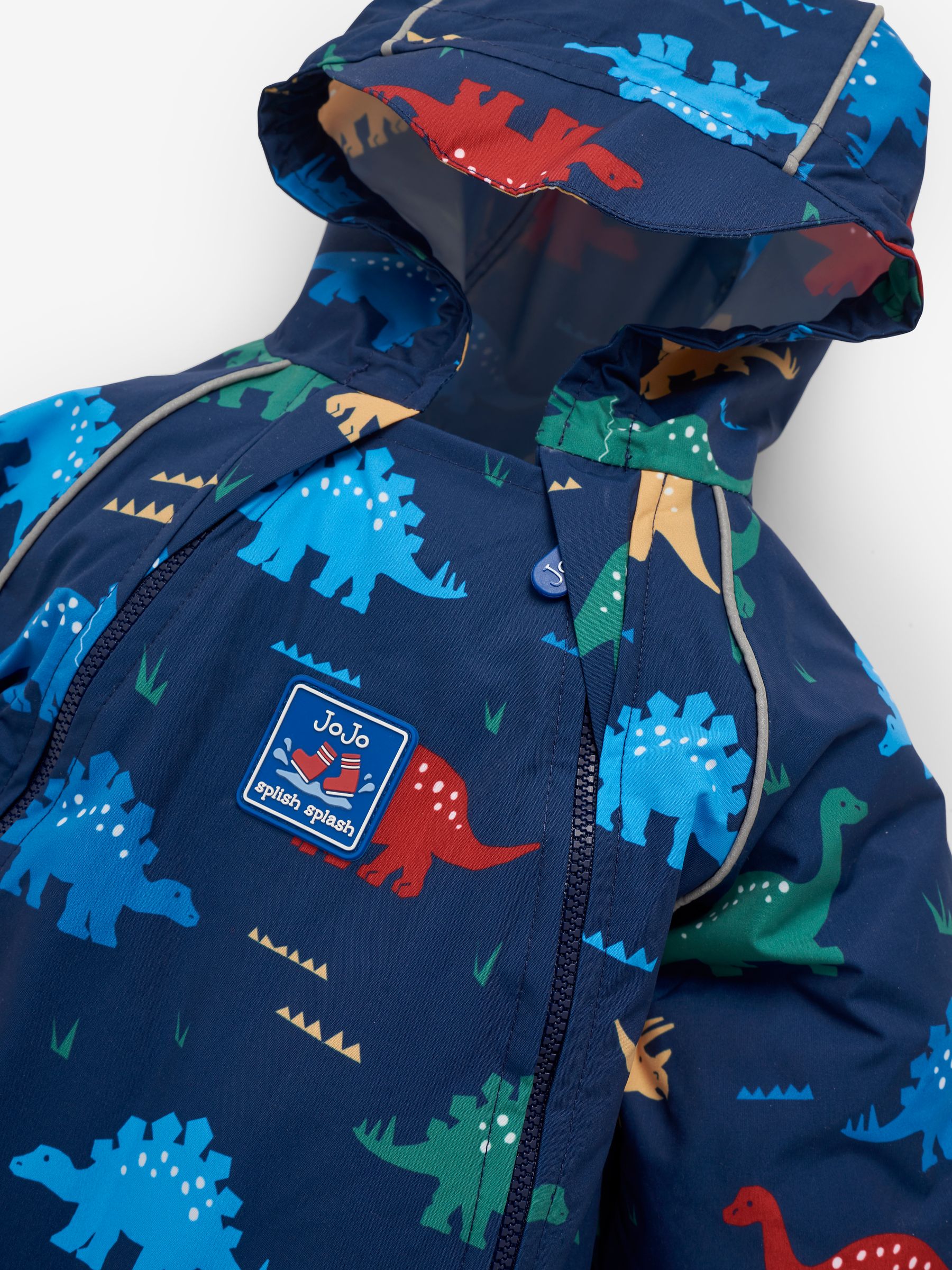 Navy Blue Pack Away Waterproof Puddlesuit - Image 2 of 6
