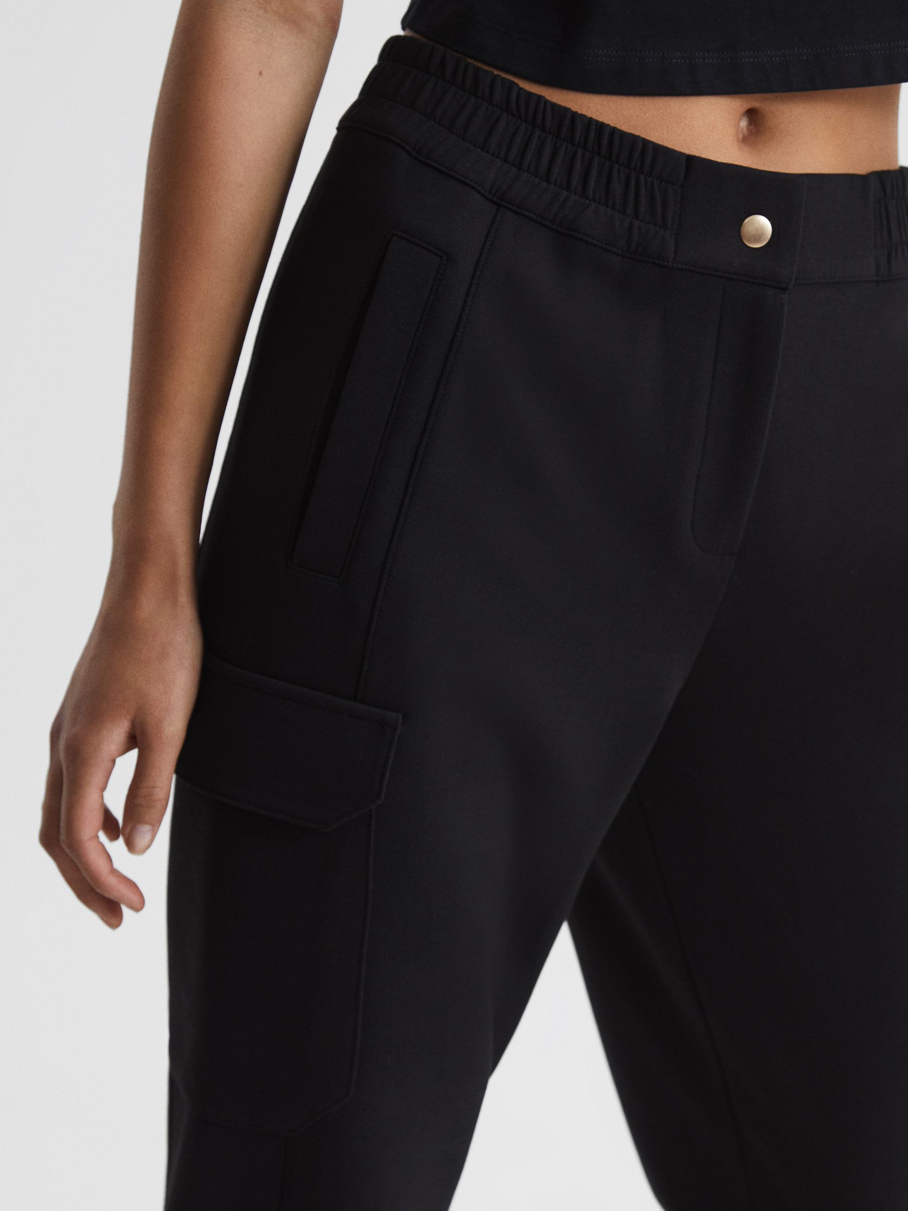 Technical Joggers in Black - Image 3 of 5