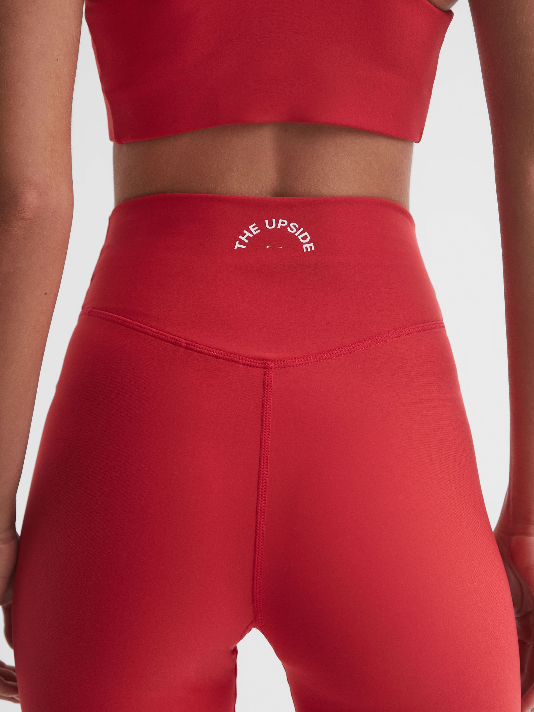 The Upside High Rise Leggings in Red - Image 3 of 4