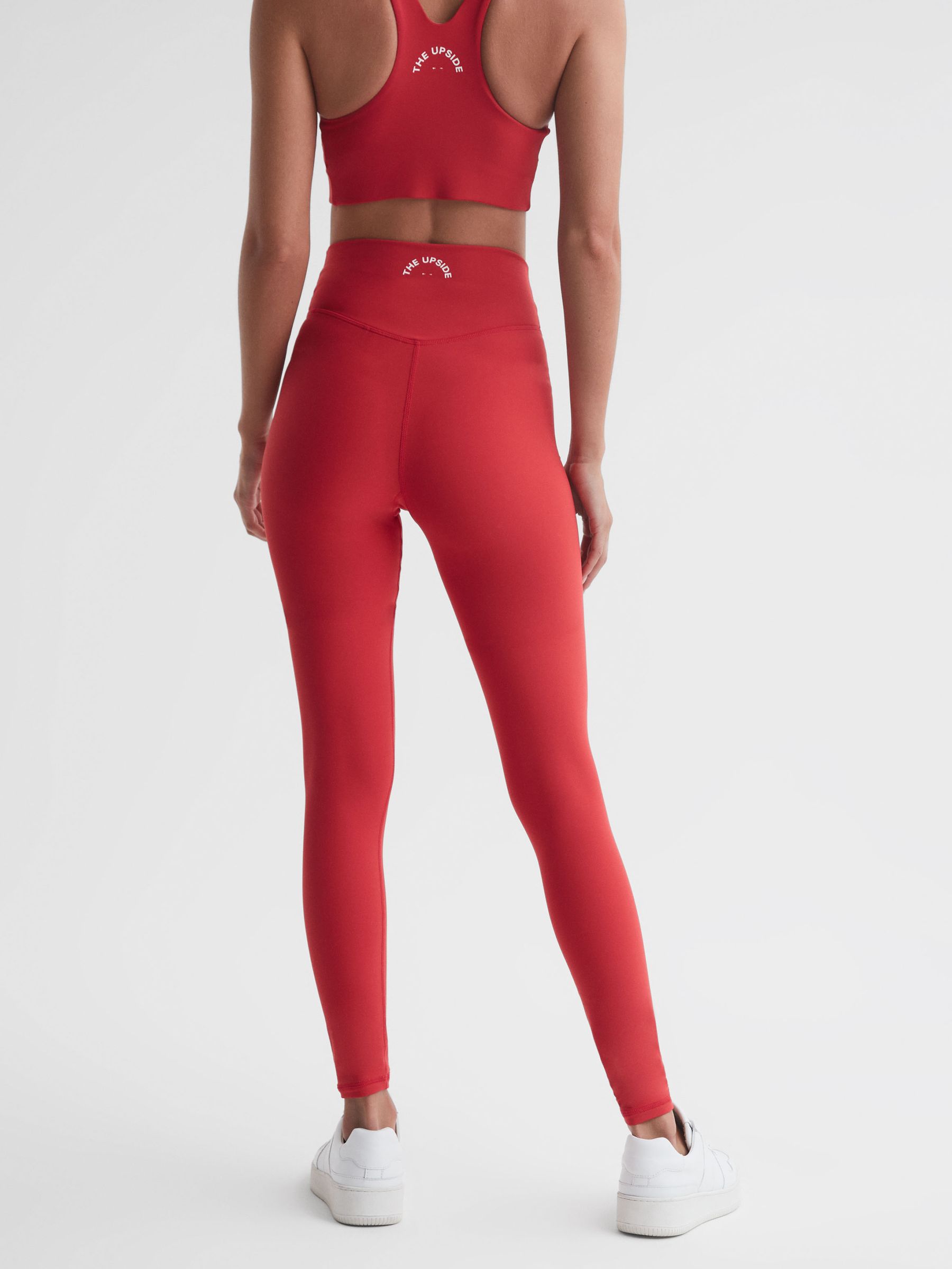 The Upside High Rise Leggings in Red - Image 4 of 4