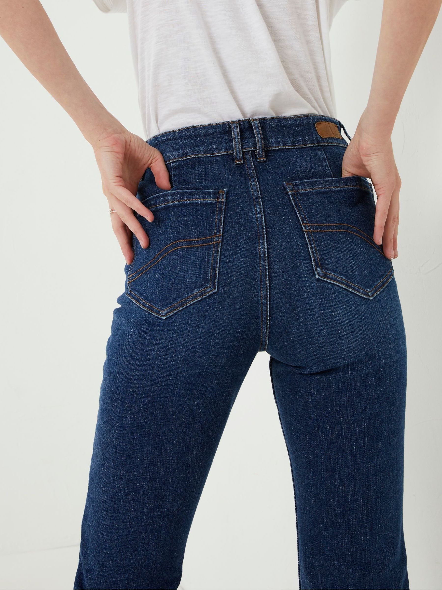 Blue Fly Flare Jeans - Image 4 of 5