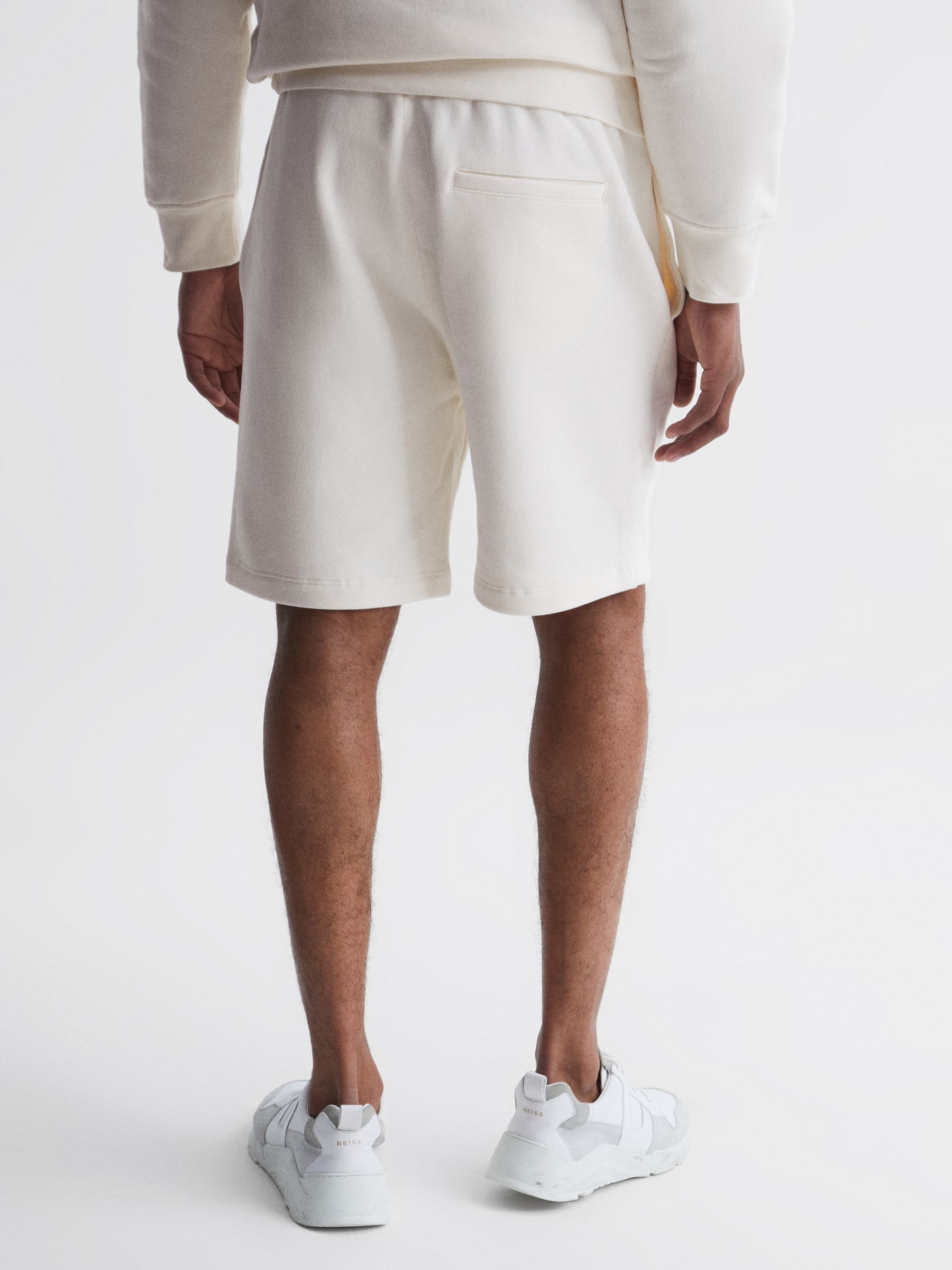 Drawstring Shorts in Ecru - Image 5 of 6