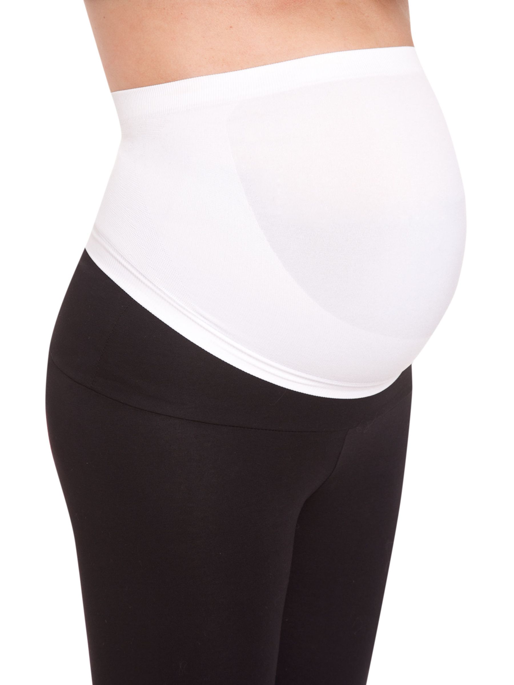 White Seamless Bump Support Band JoJo Maman Bébé