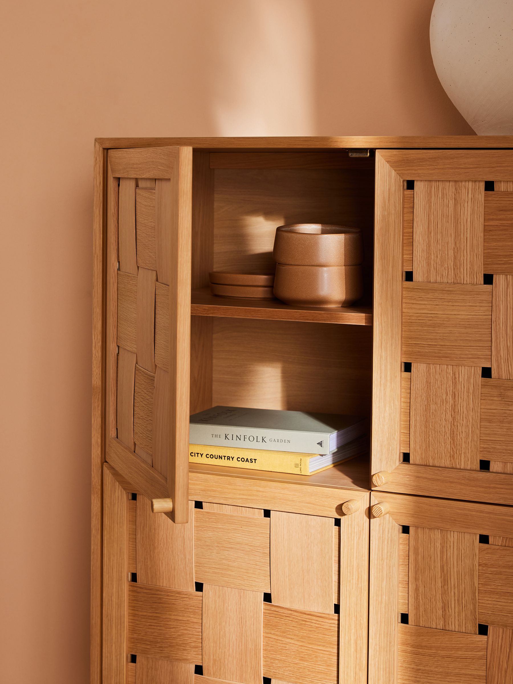 River Tall Sideboard in Oak - Image 2 of 4