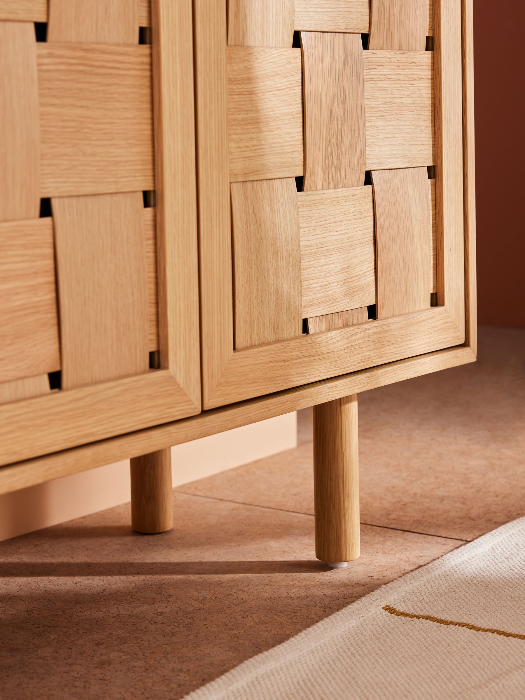River Tall Sideboard in Oak - Image 3 of 4