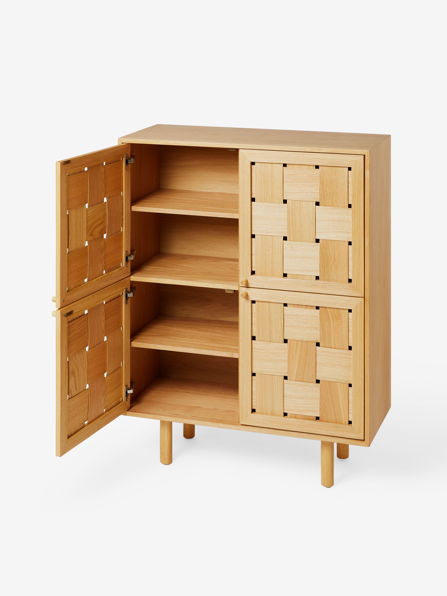 River Tall Sideboard in Oak - Image 4 of 4
