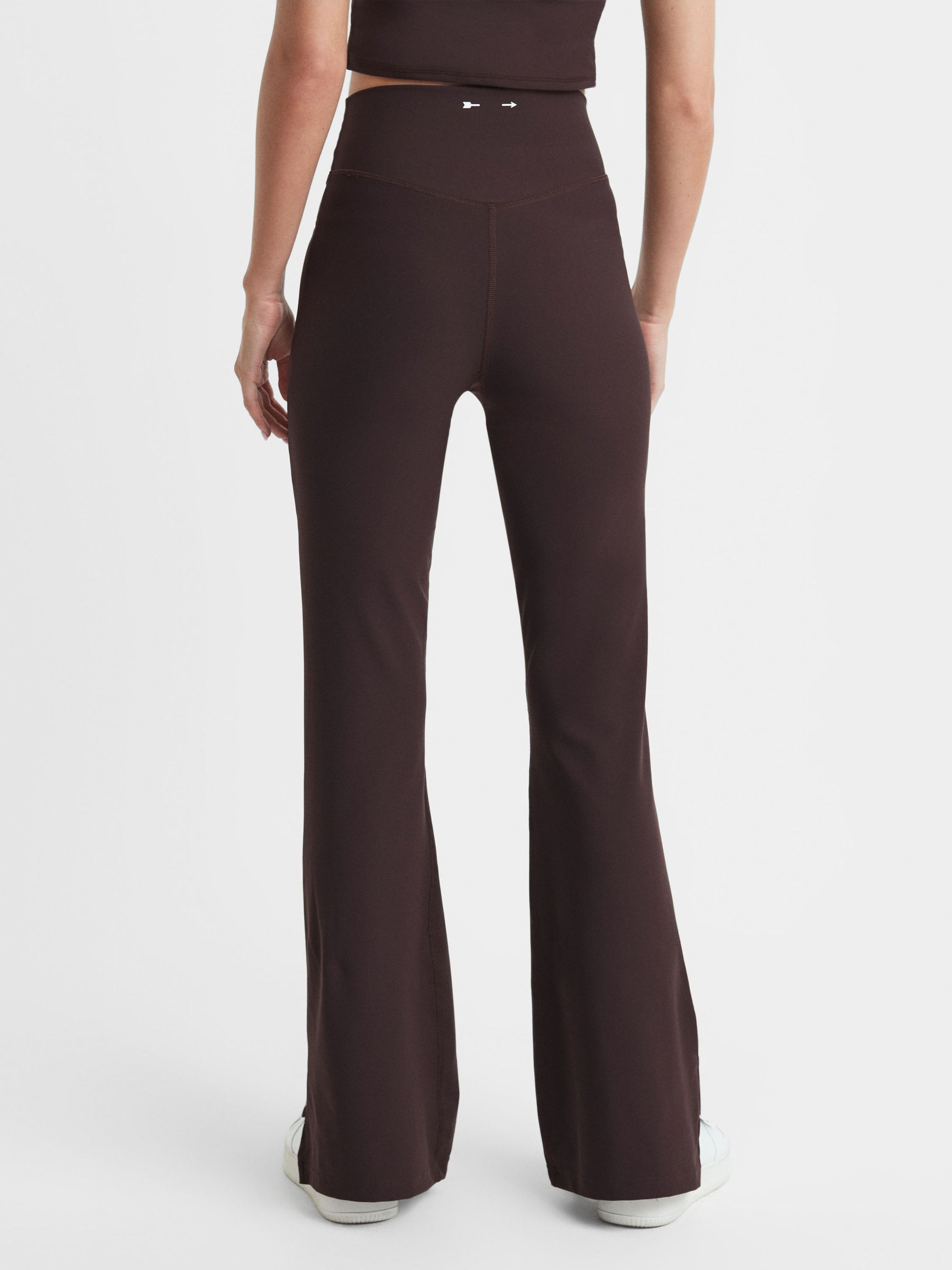The Upside High Rise Flared Leggings in Brown - Image 4 of 4