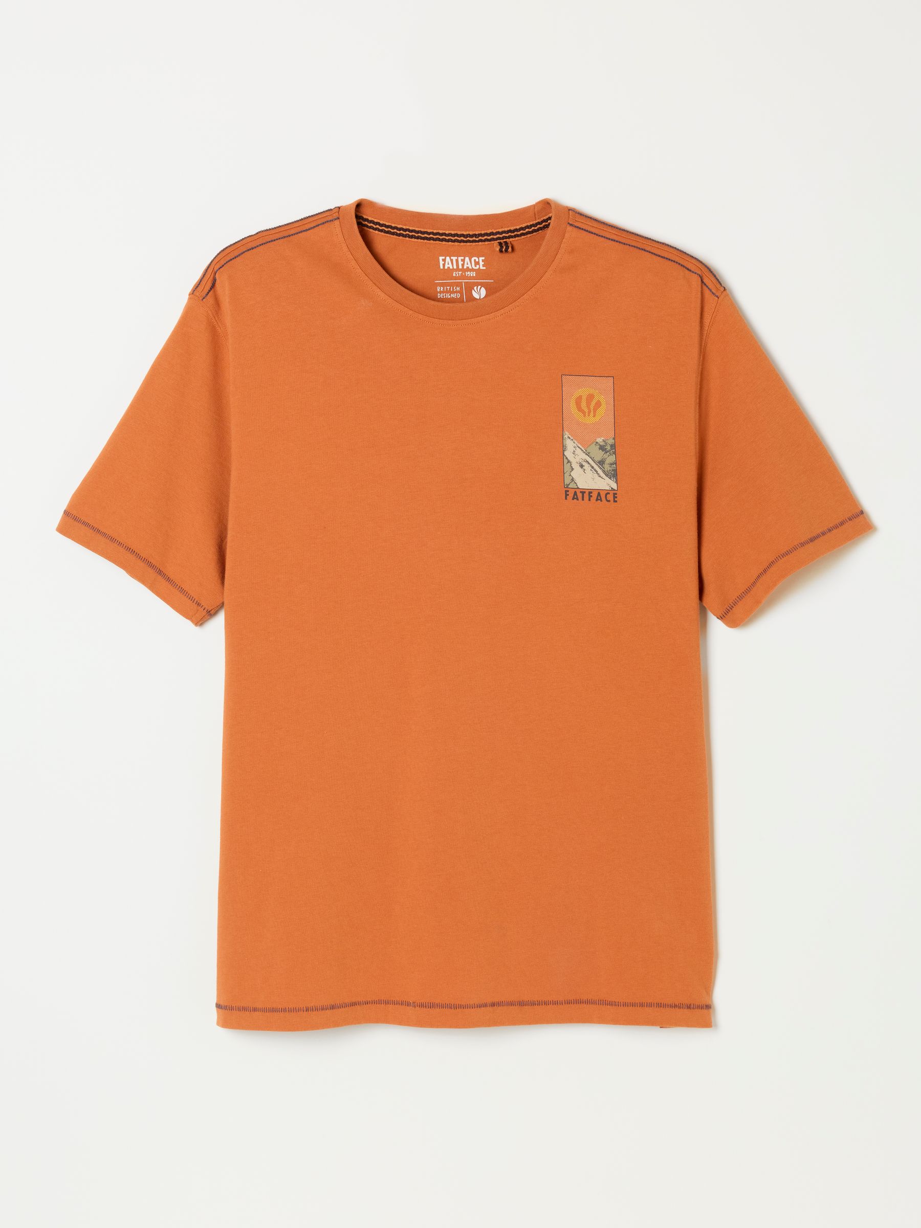 Orange At My Peak Graphic Tshirt - Image 5 of 6