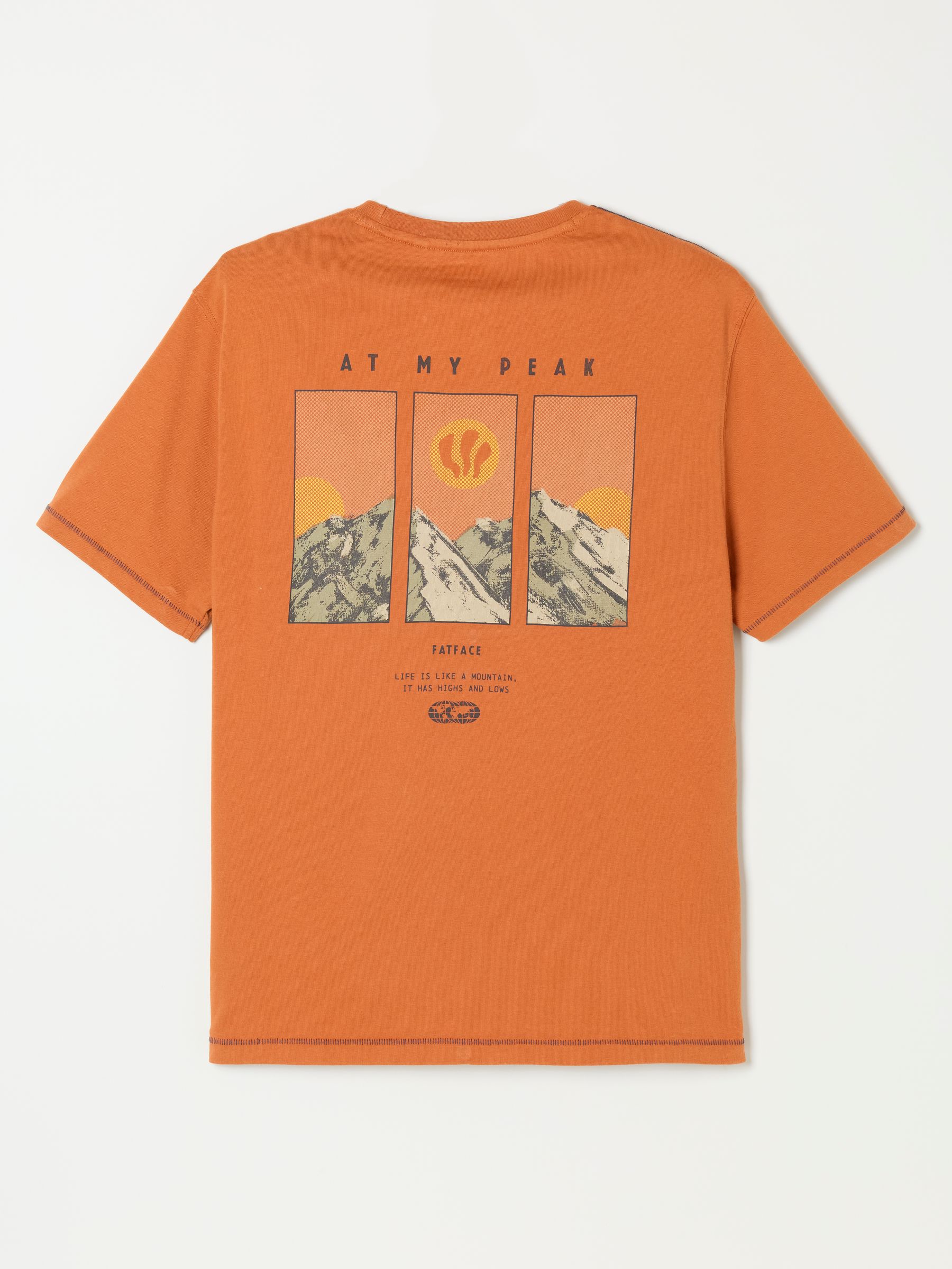 Orange At My Peak Graphic Tshirt - Image 6 of 6 Orange At My Peak Graphic Tshirt - Image 6 of 6