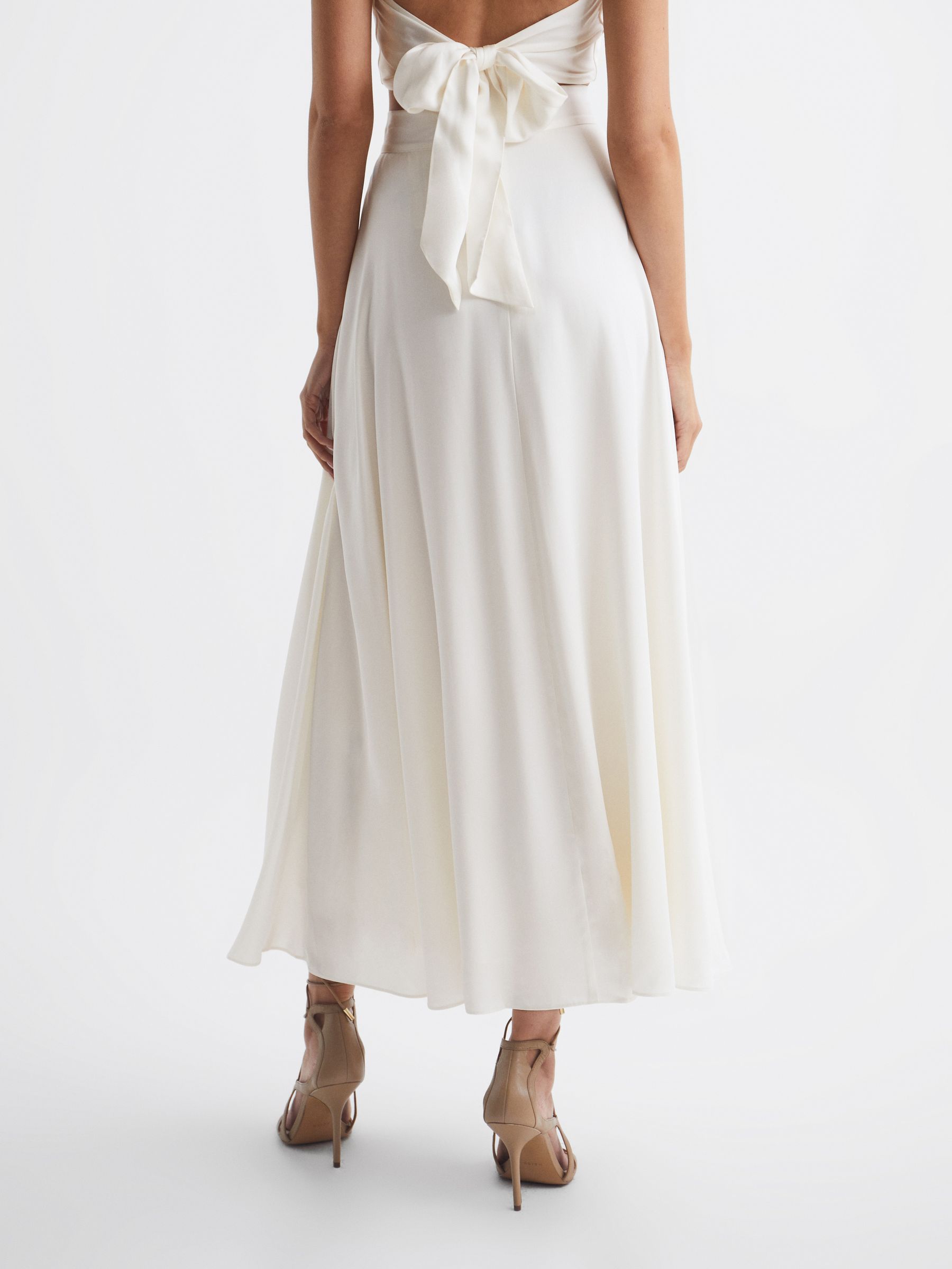 Reiss Occasion Maxi Skirt in Ivory - REISS