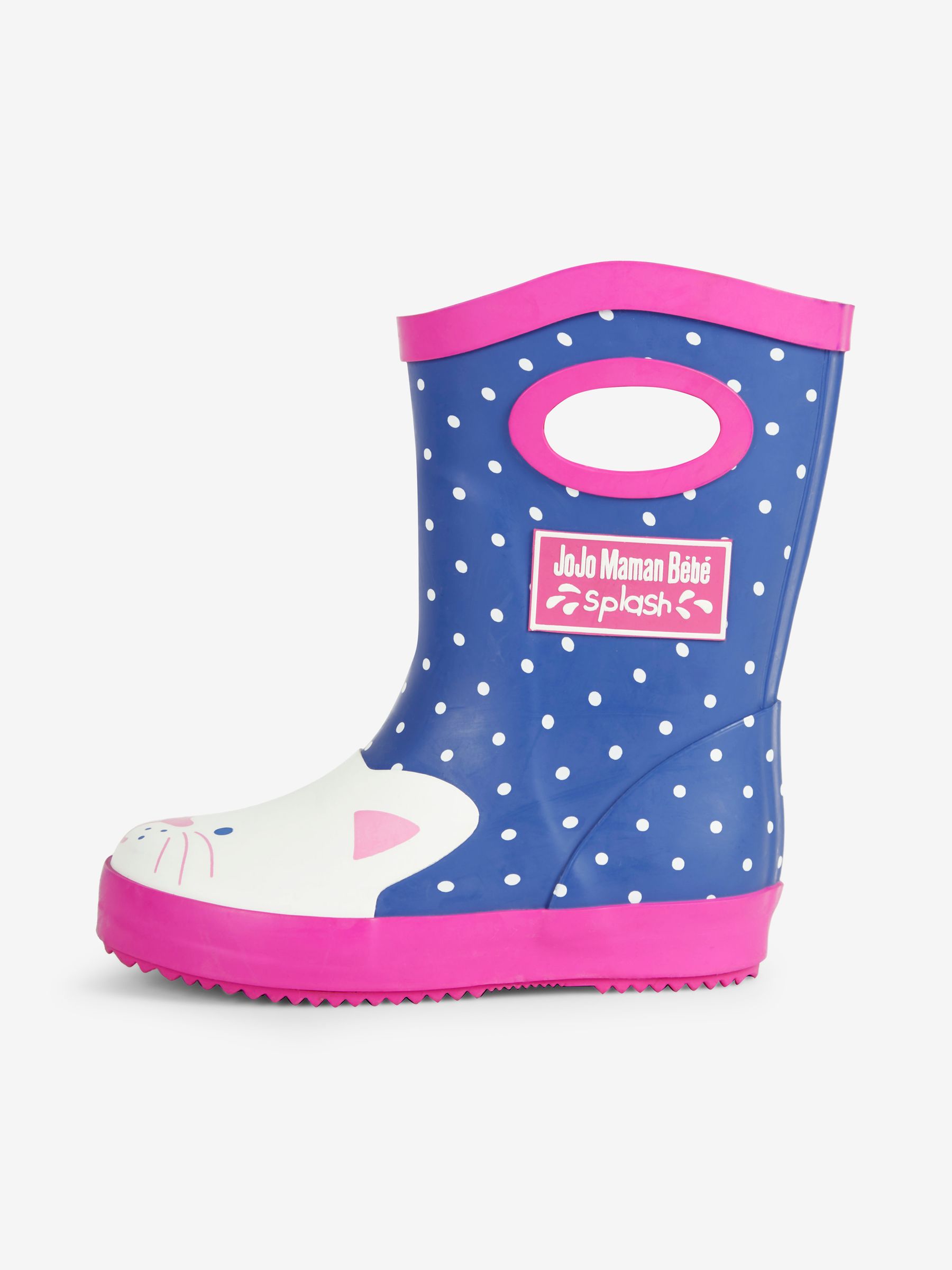 Cat Wellies with Handle in Cornflower - Image 2 of 4