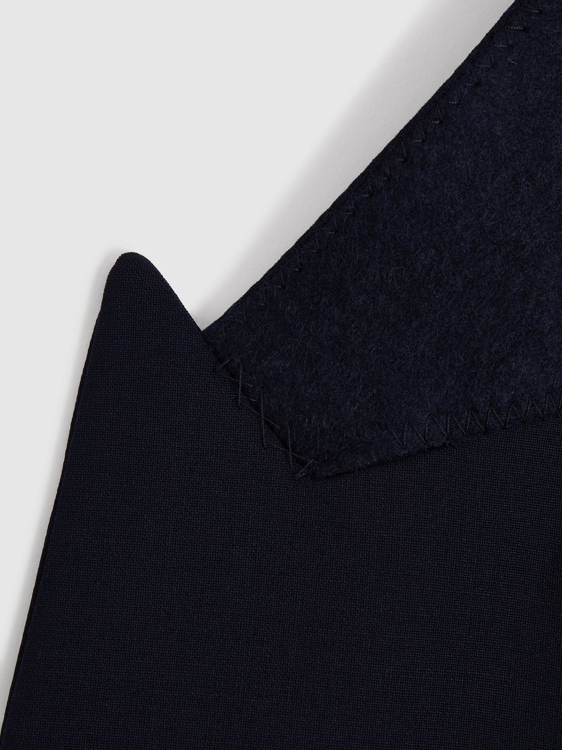 Modern Fit Performance Dinner Jacket in Navy - Image 11 of 11