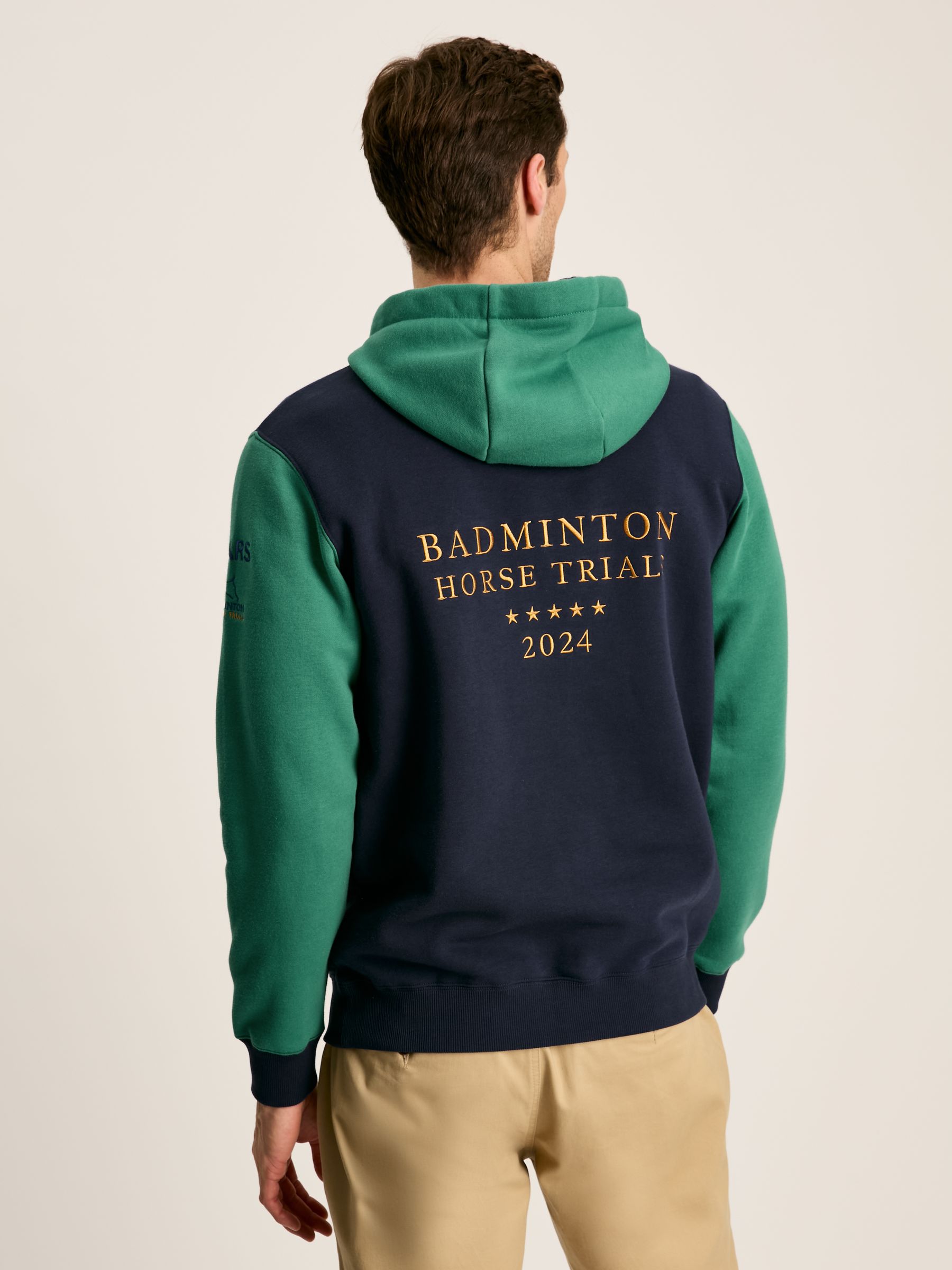 Official Badminton Green & Navy Jersey Hoodie - Image 2 of 7