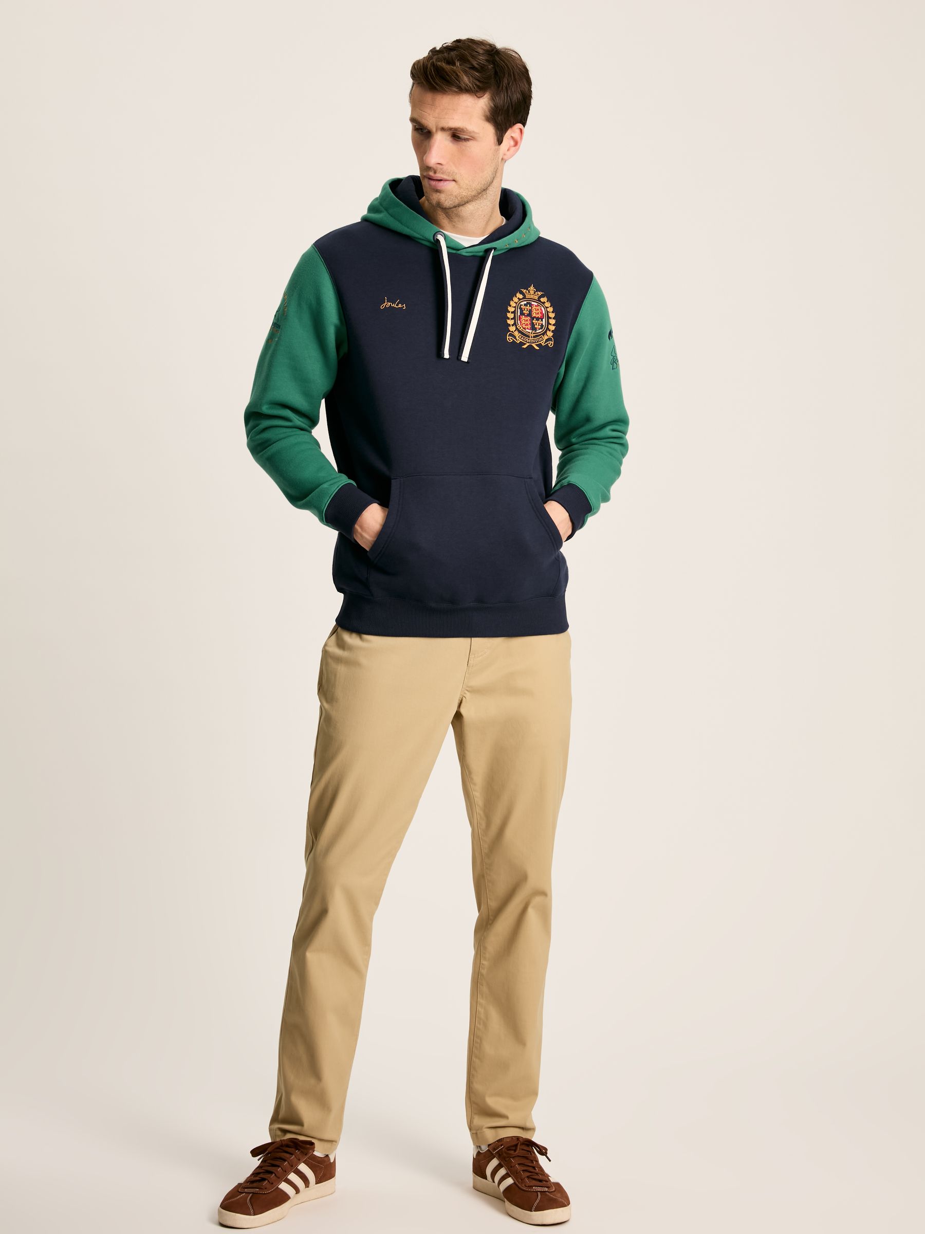 Official Badminton Green & Navy Jersey Hoodie - Image 3 of 7