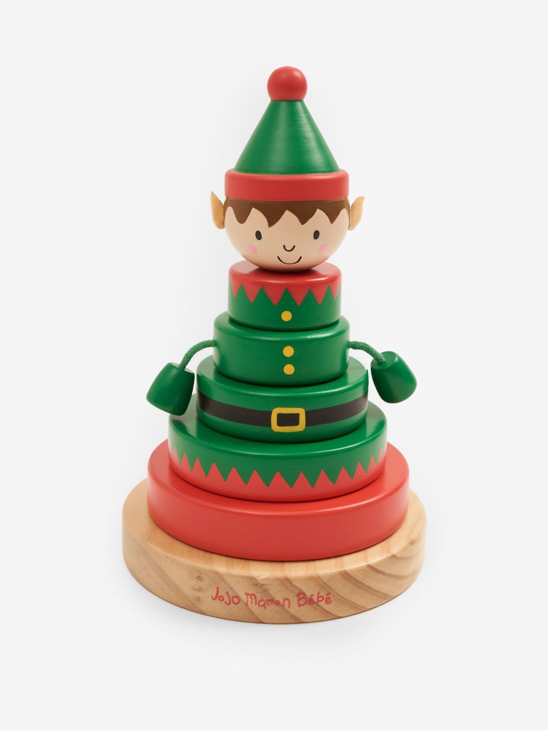 Wooden Elf Stacking Toy - Image 1 of 2