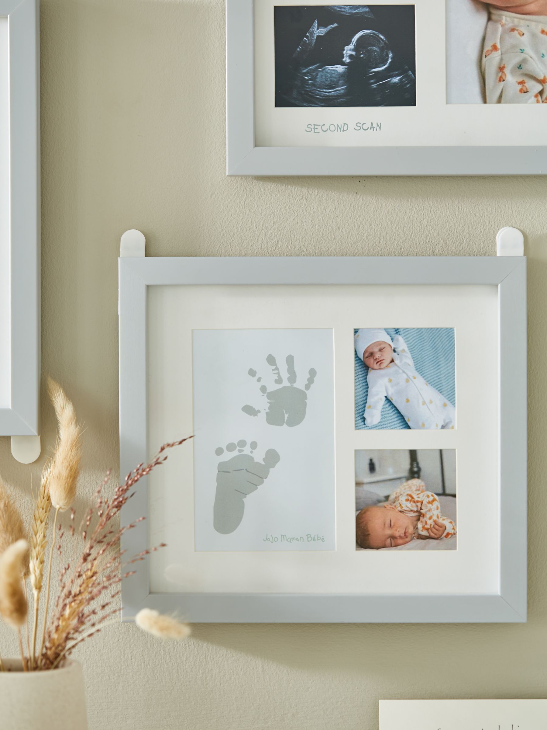 My First Prints Photo Frame in Grey - Image 2 of 2