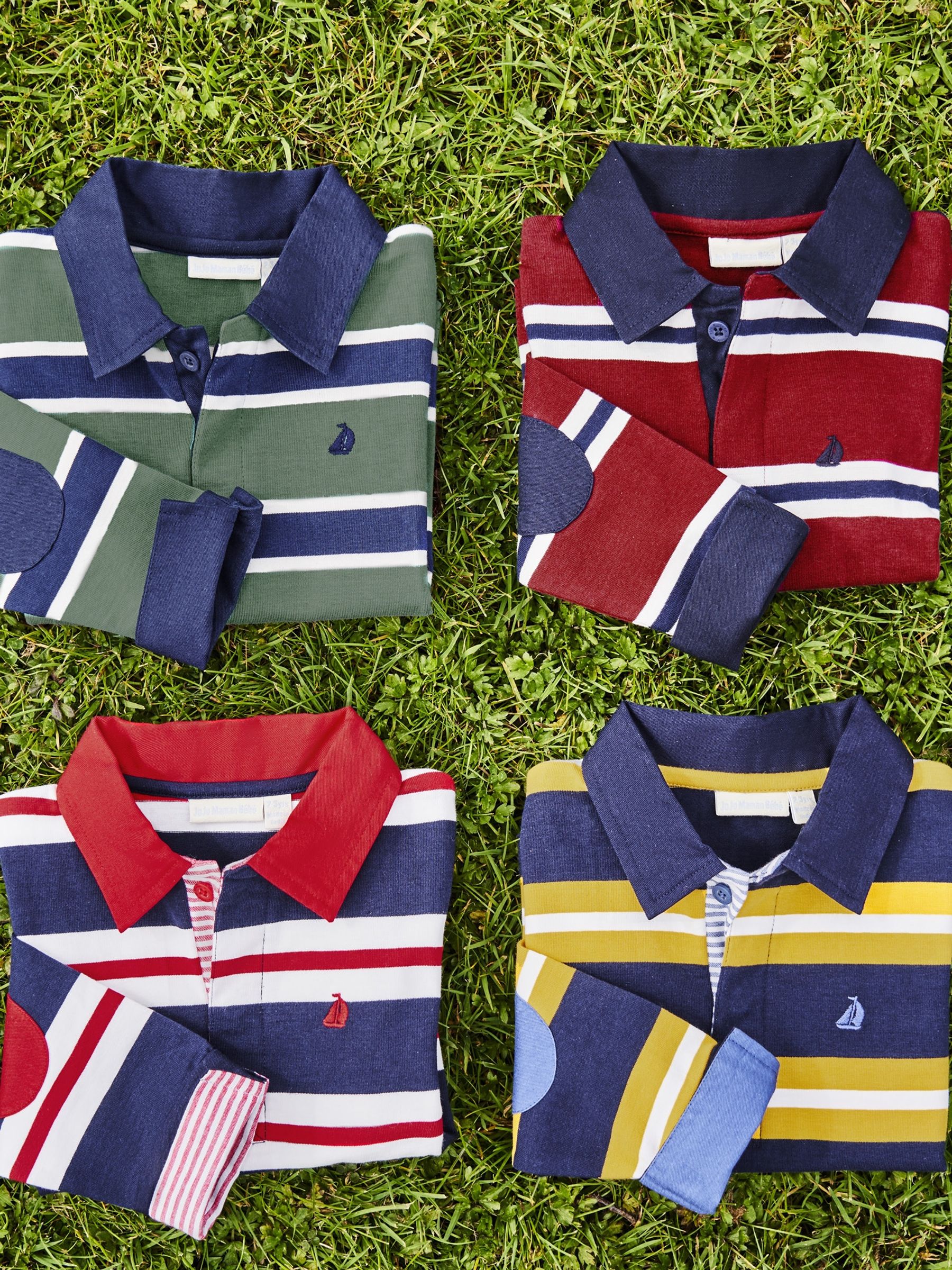 Green Stripe Rugby Top - Image 2 of 5