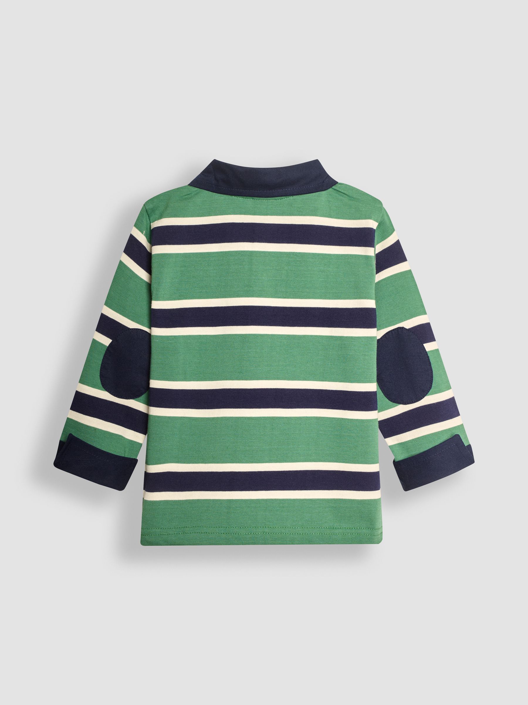 Green Stripe Rugby Top - Image 4 of 5