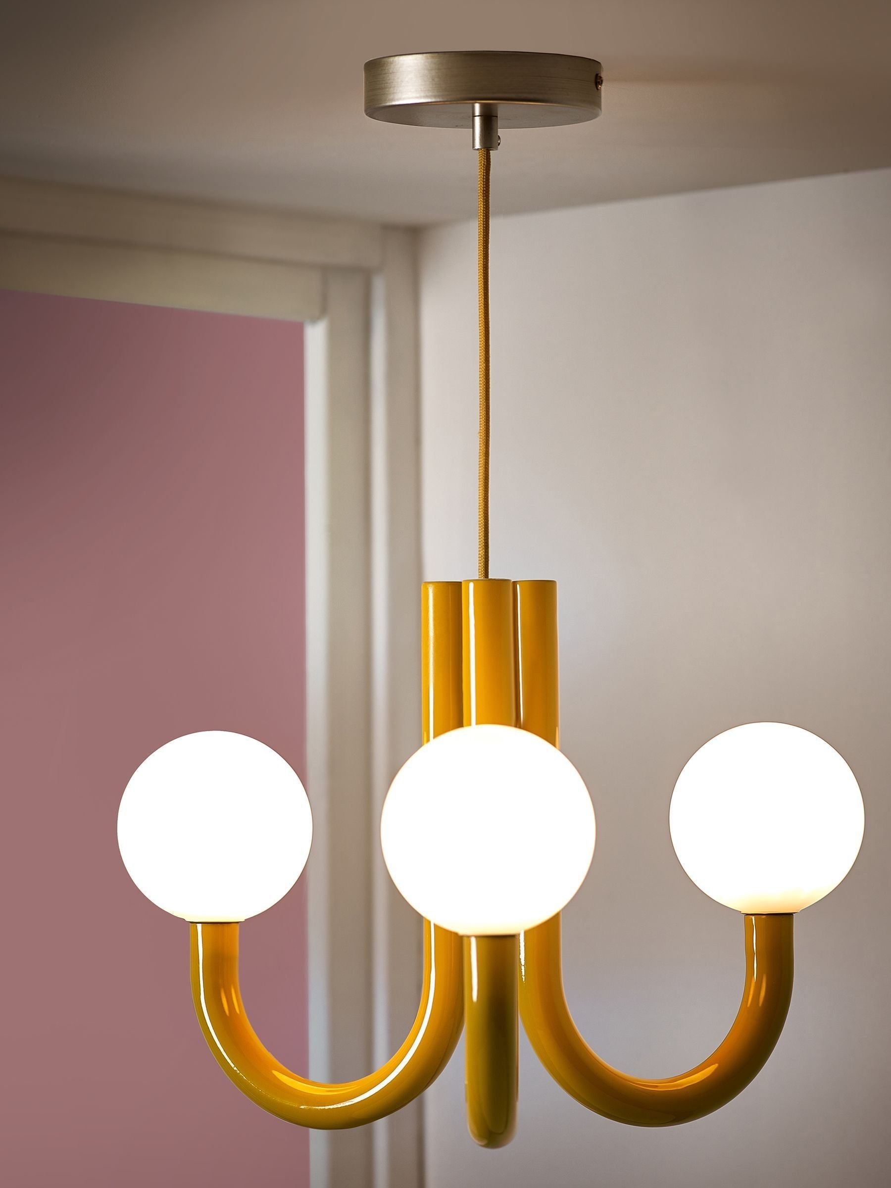 Novogratz Yellow Cordelia Chandelier - Image 1 of 6