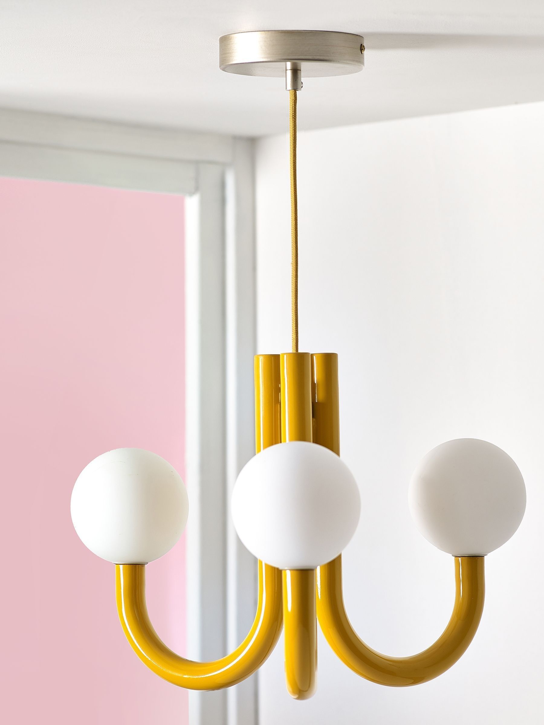 Novogratz Yellow Cordelia Chandelier - Image 2 of 6