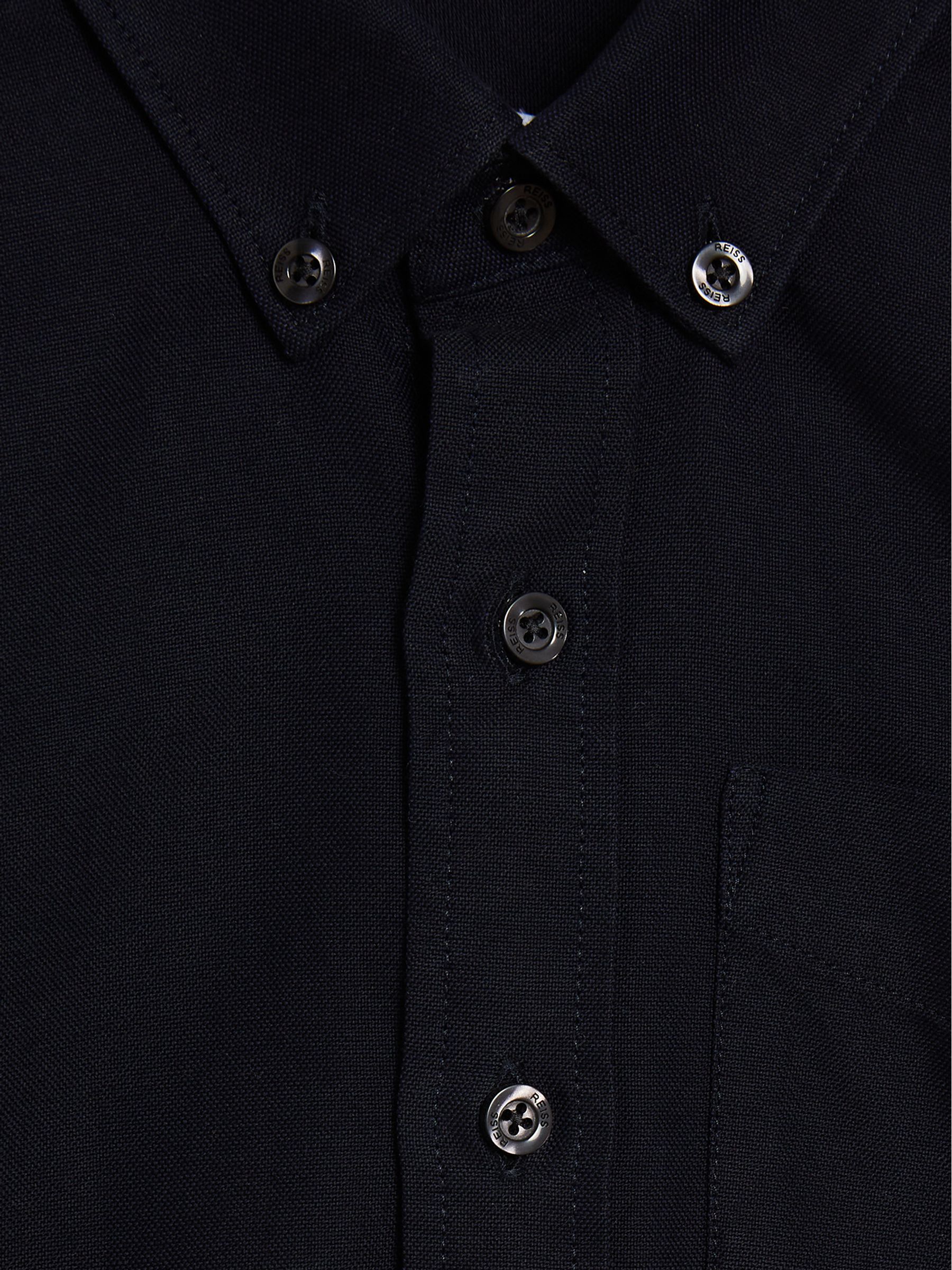 3-9 yrs Button Down Oxford Shirt in Navy - Image 6 of 6