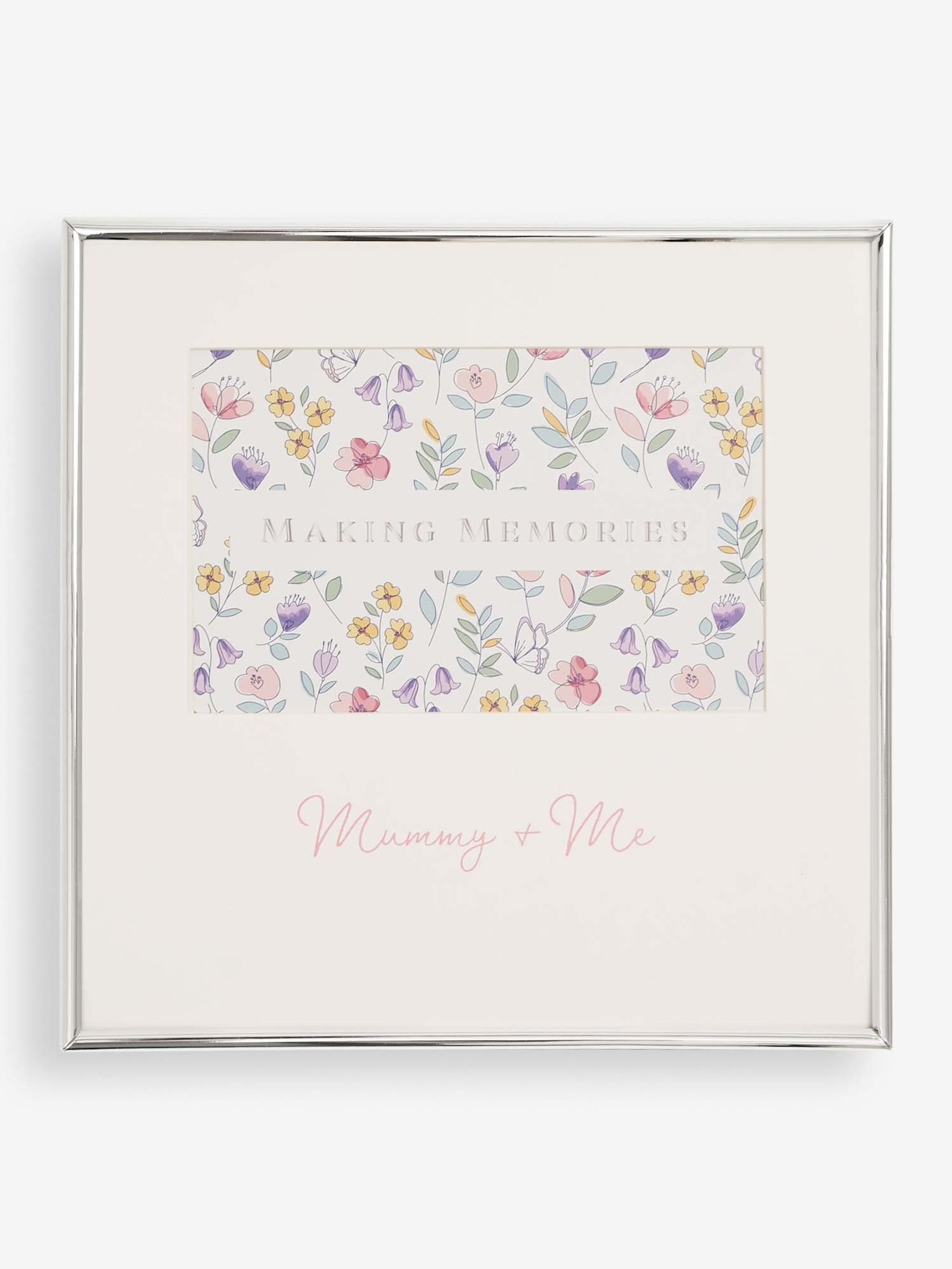 Mummy & Me Photo Frame in Silver - Image 1 of 1