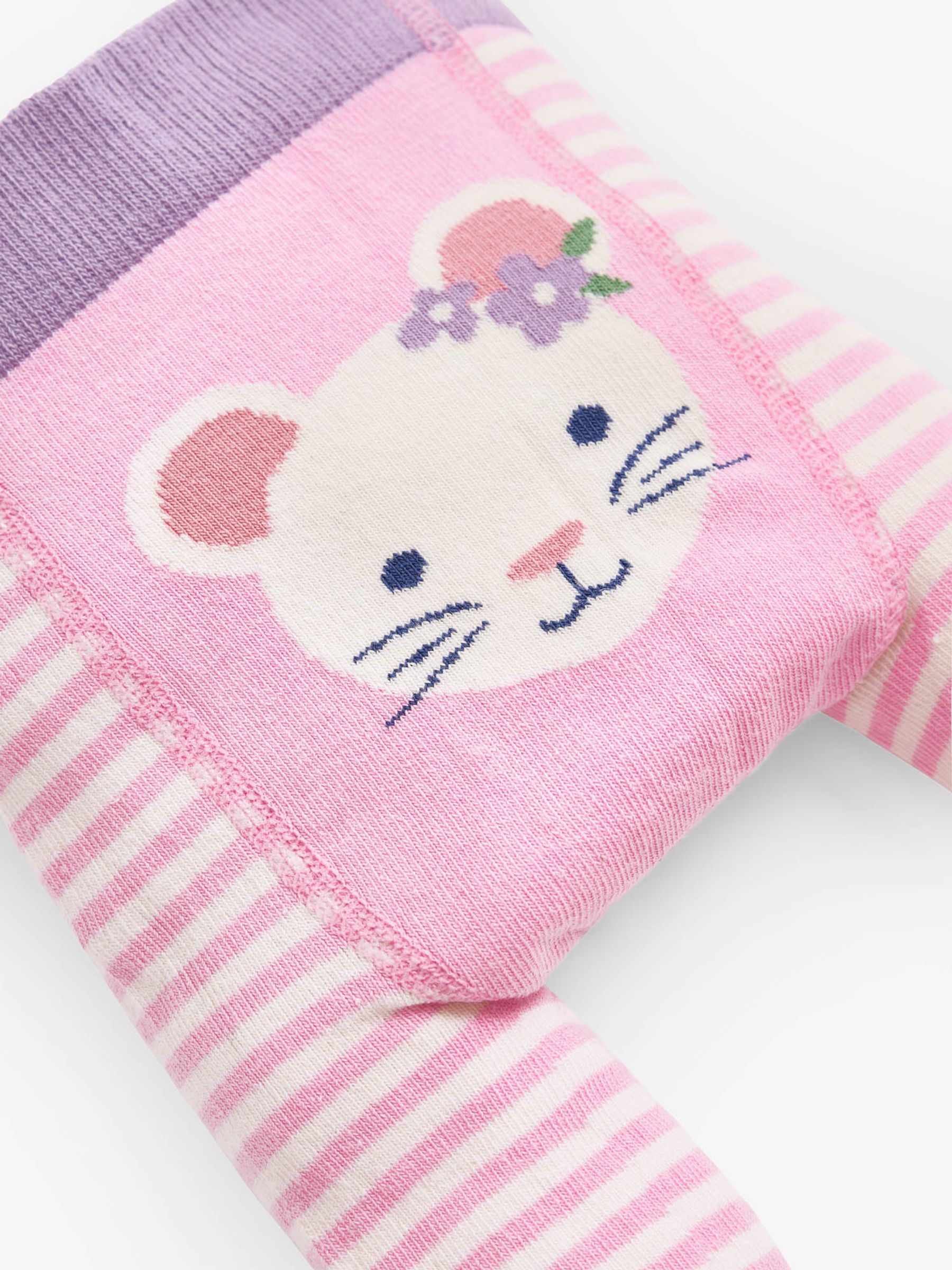 Mouse Baby Leggings in Pale Pink Mouse - Image 2 of 4