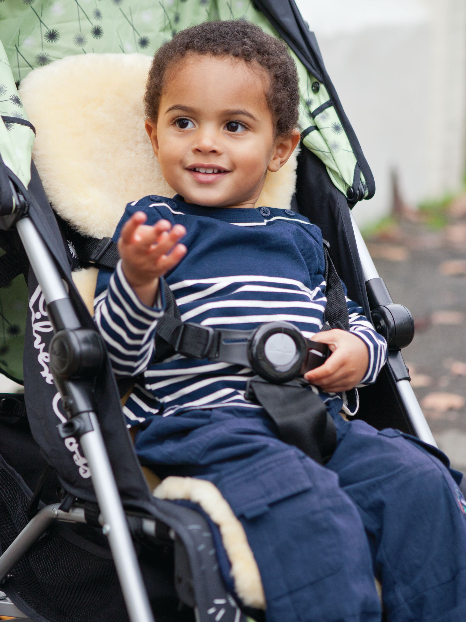 Lamb Fleece Stroller Liner - Image 2 of 2