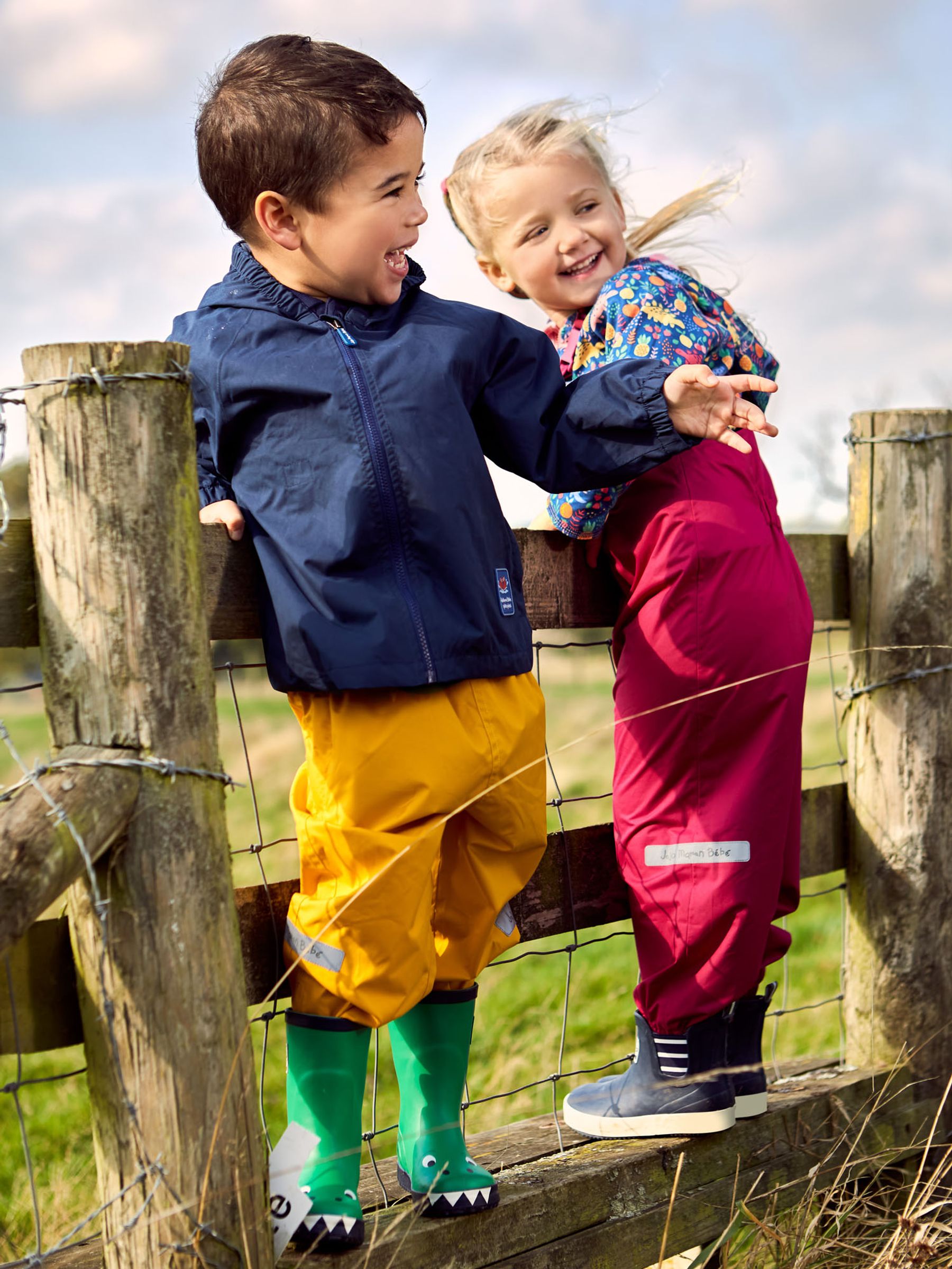 Mustard Yellow Pack-Away Waterproof Trousers - Image 3 of 4