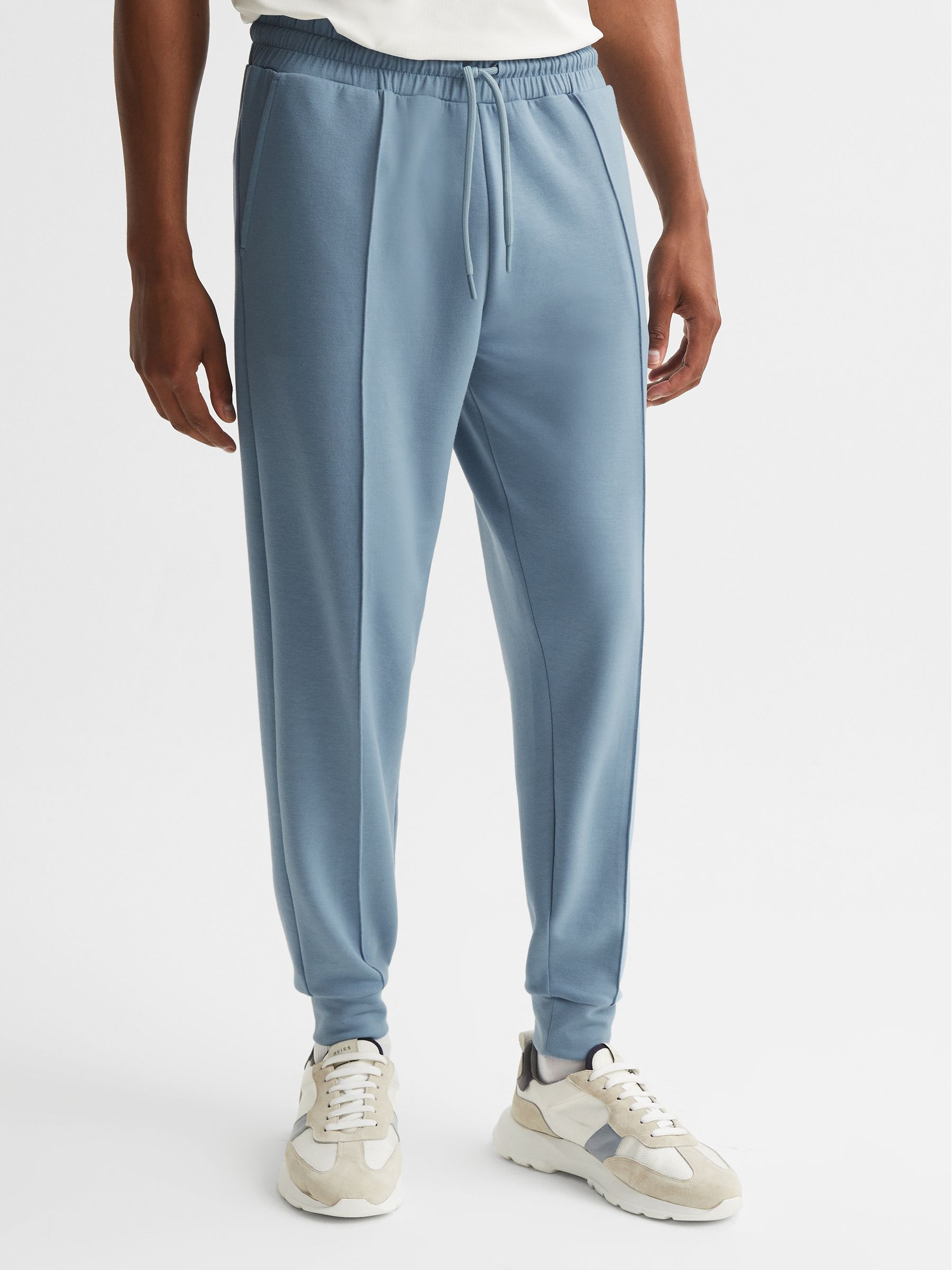 Castore Bonded Joggers in Blue - Image 1 of 7 Castore Bonded Joggers in Blue - Image 1 of 7