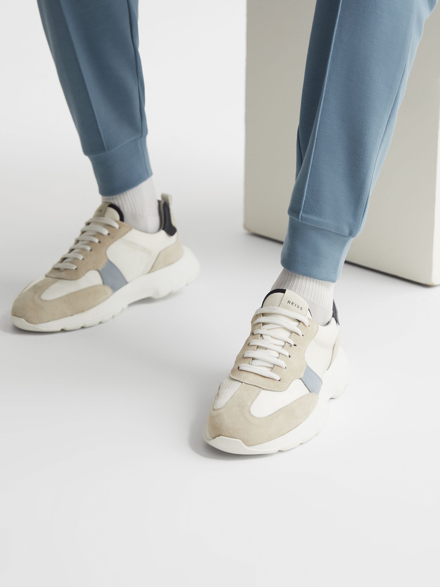 Castore Bonded Joggers in Blue - Image 6 of 7