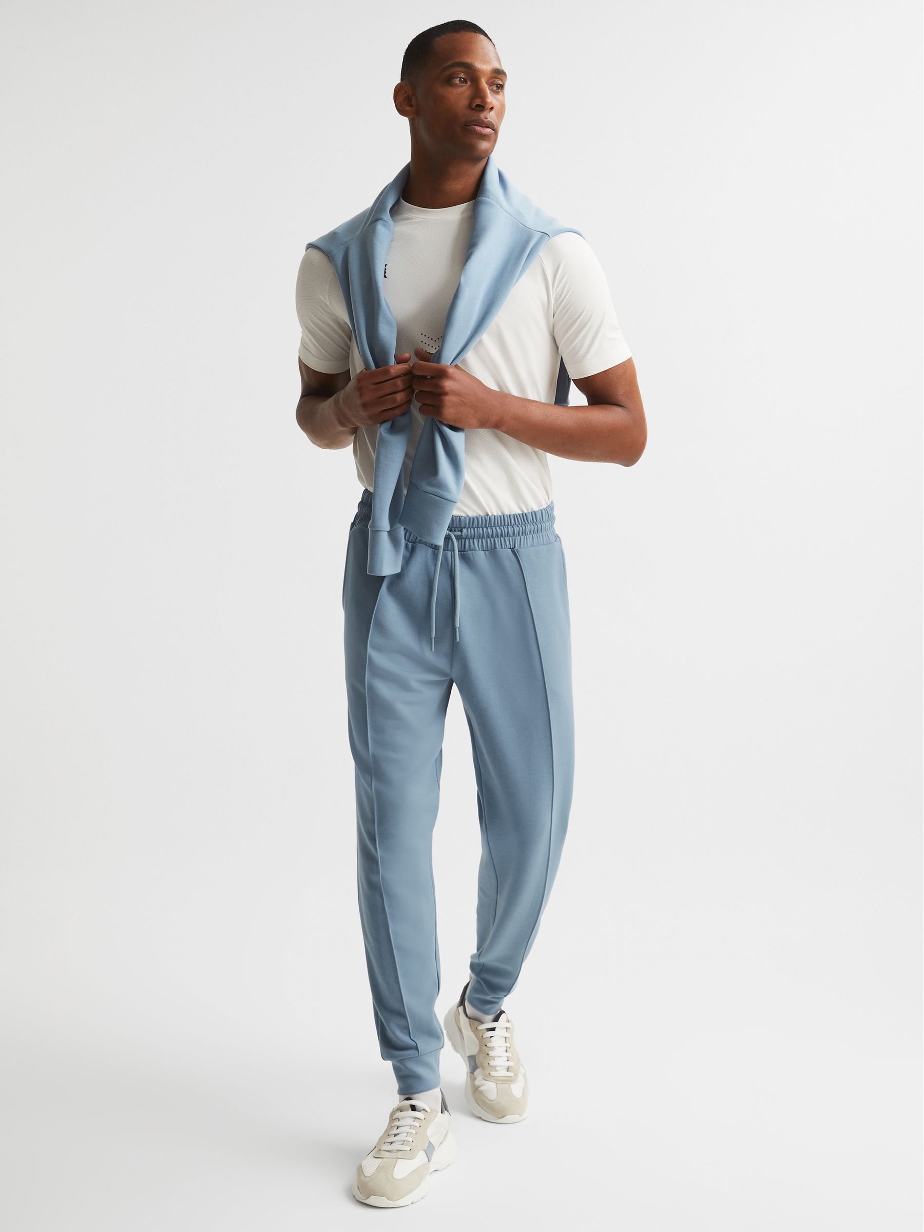 Castore Bonded Joggers in Blue - Image 7 of 7
