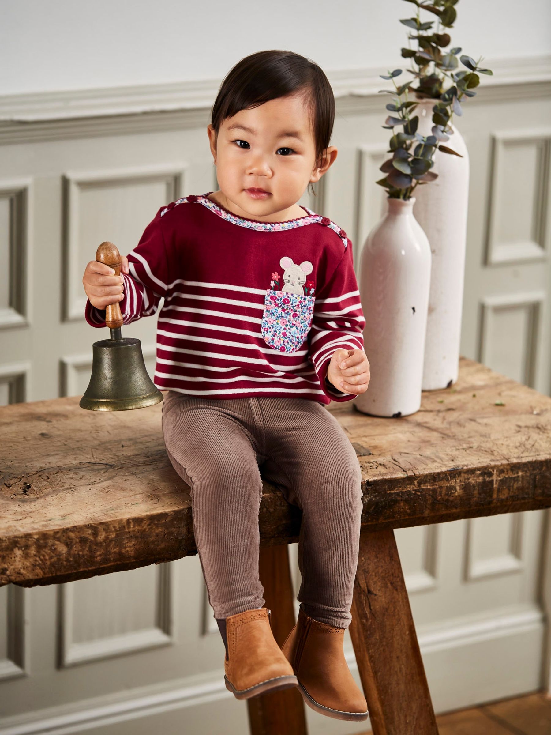 Berry Mouse Pocket Breton Top - Image 2 of 7