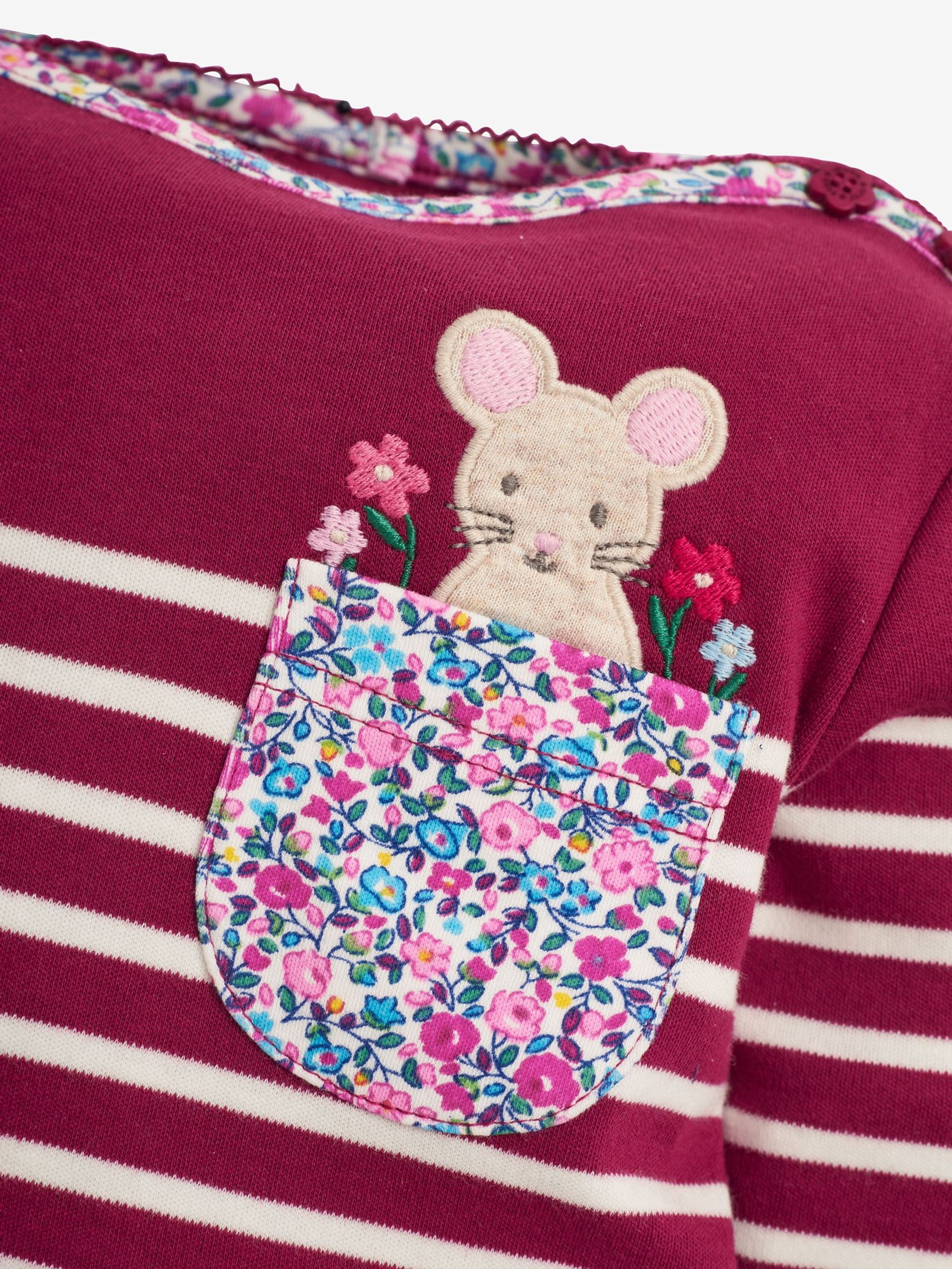 Berry Mouse Pocket Breton Top - Image 7 of 7