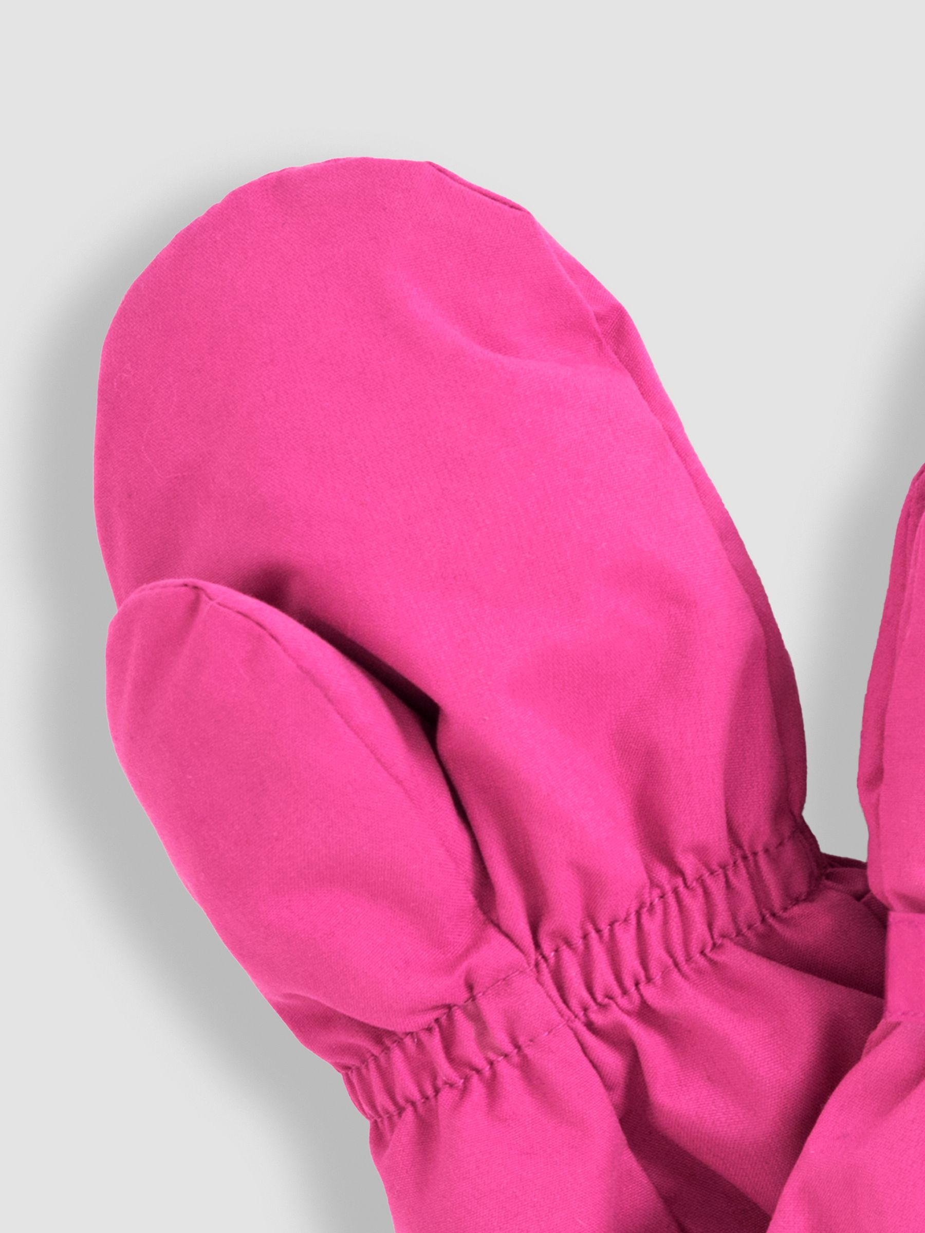 Fushcia Pink Waterproof Fleece Lined Mittens - Image 3 of 3
