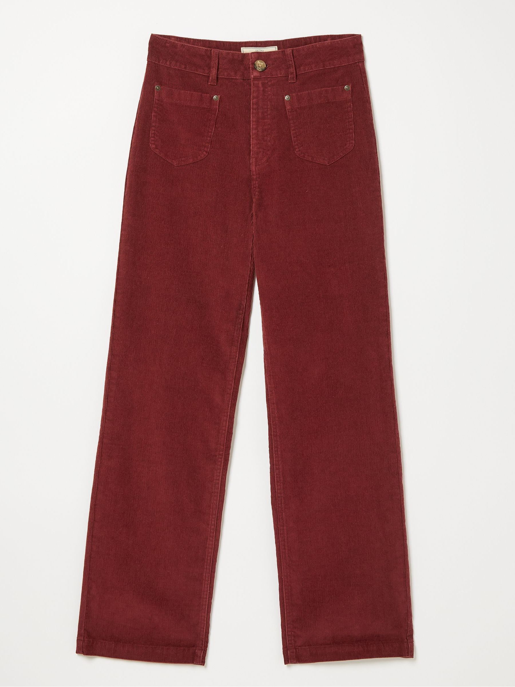 Red Paige Cord Wide Leg Trousers - Image 1 of 1