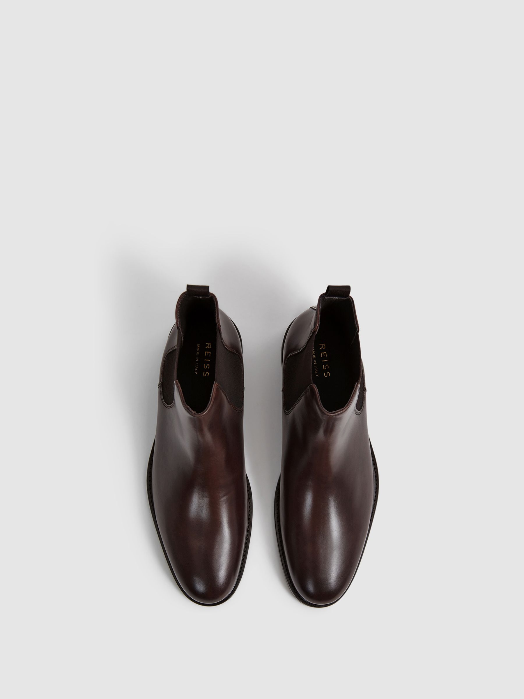 Leather Chelsea Boots in Brown - Image 5 of 6