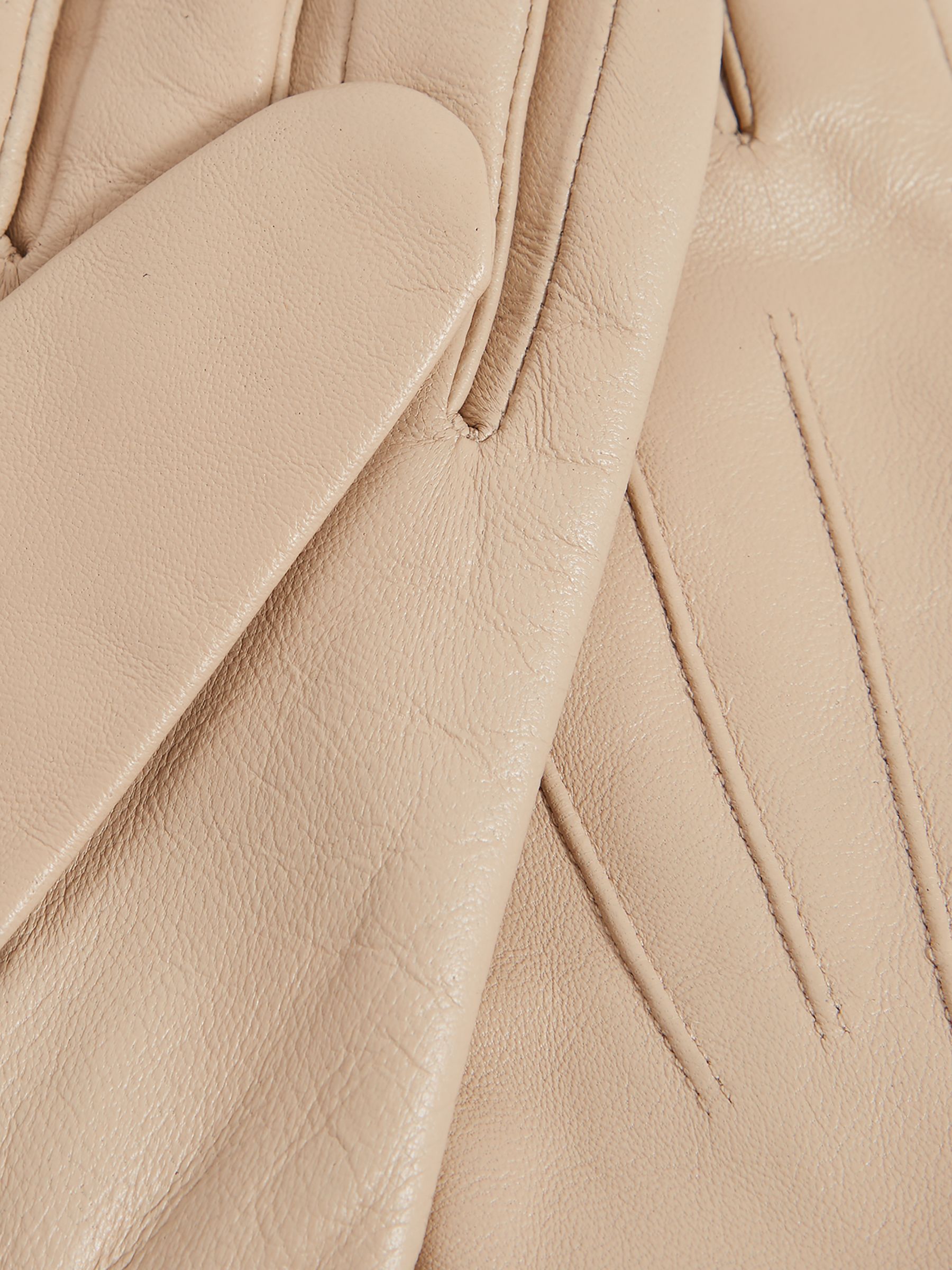 Leather Gloves in Soft Camel - Image 4 of 4