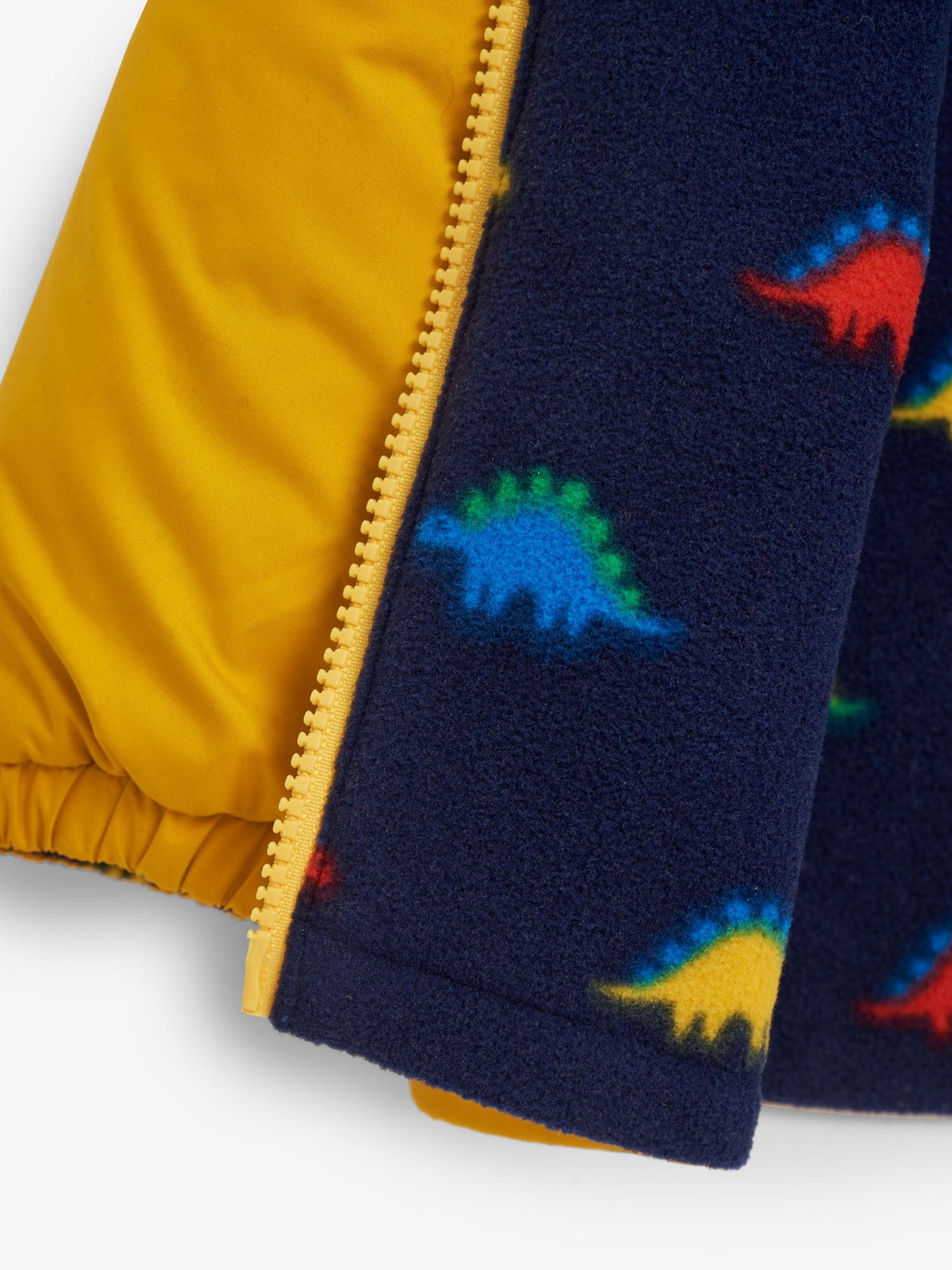 Navy Blue Stegosaurus 4-In-1 Waterproof Polarfleece Jacket - Image 8 of 11