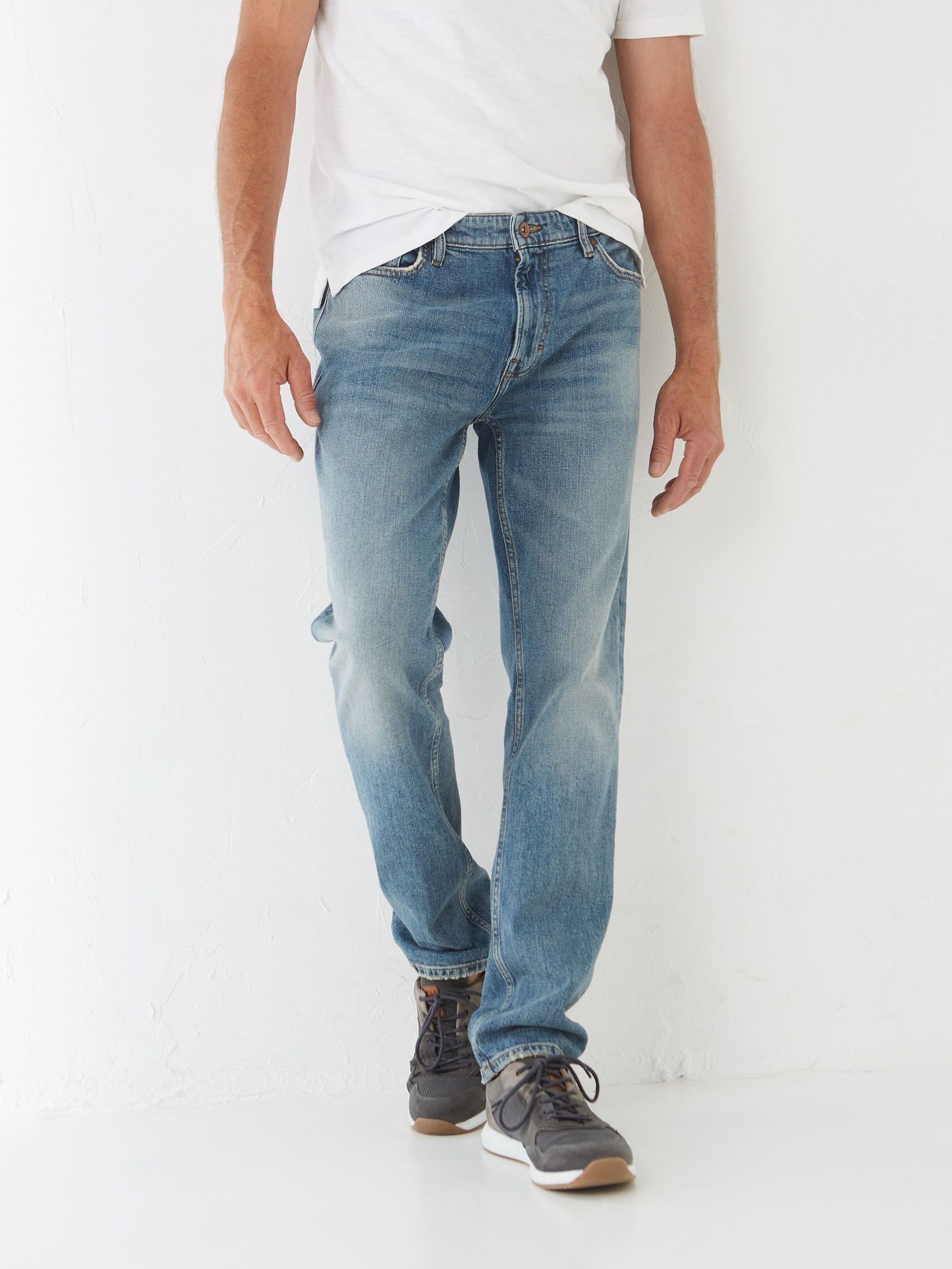 Blue Slim Authentic Wash Jeans - Image 1 of 5