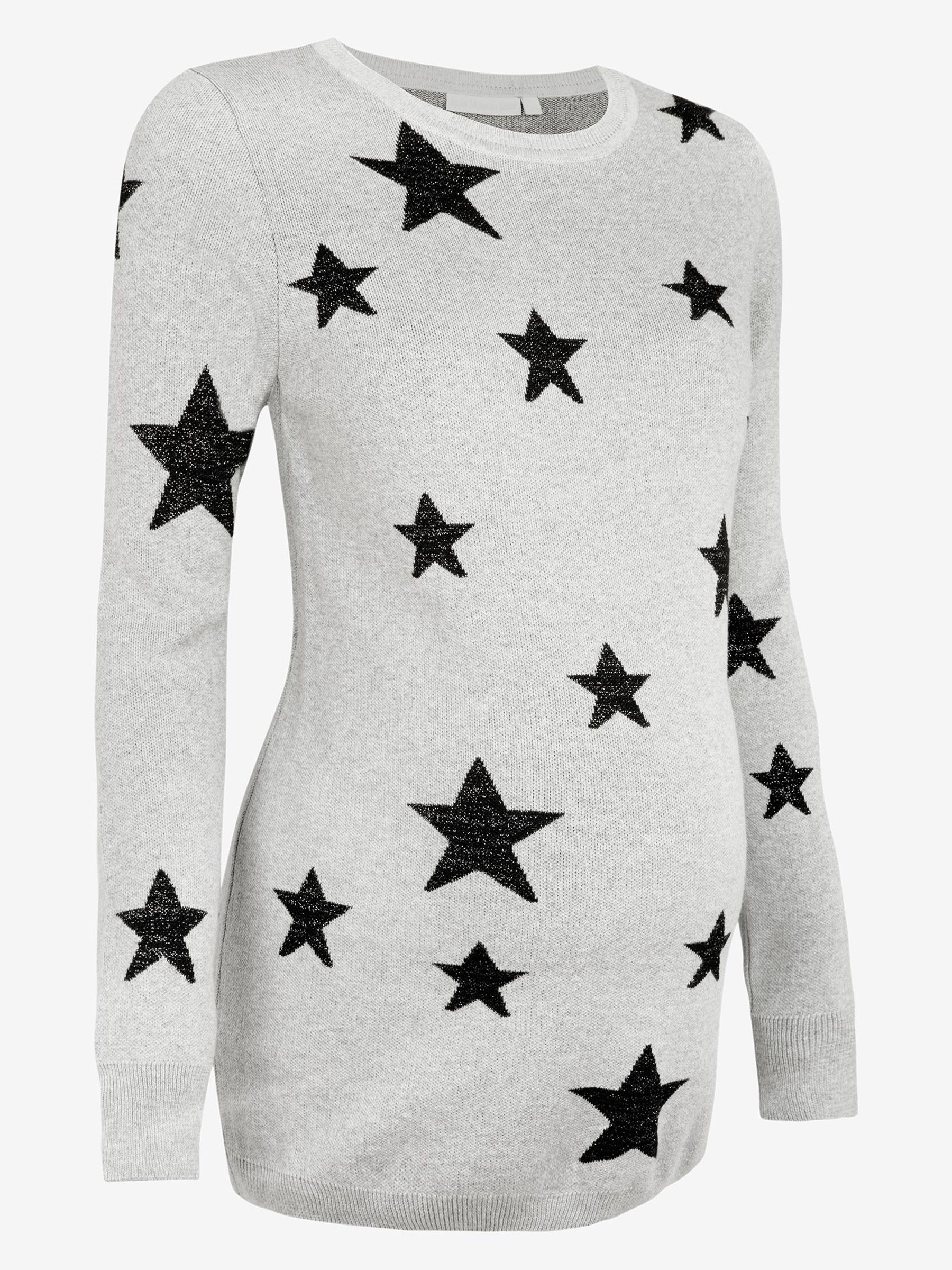 Grey Star Maternity Jumper - Image 1 of 4