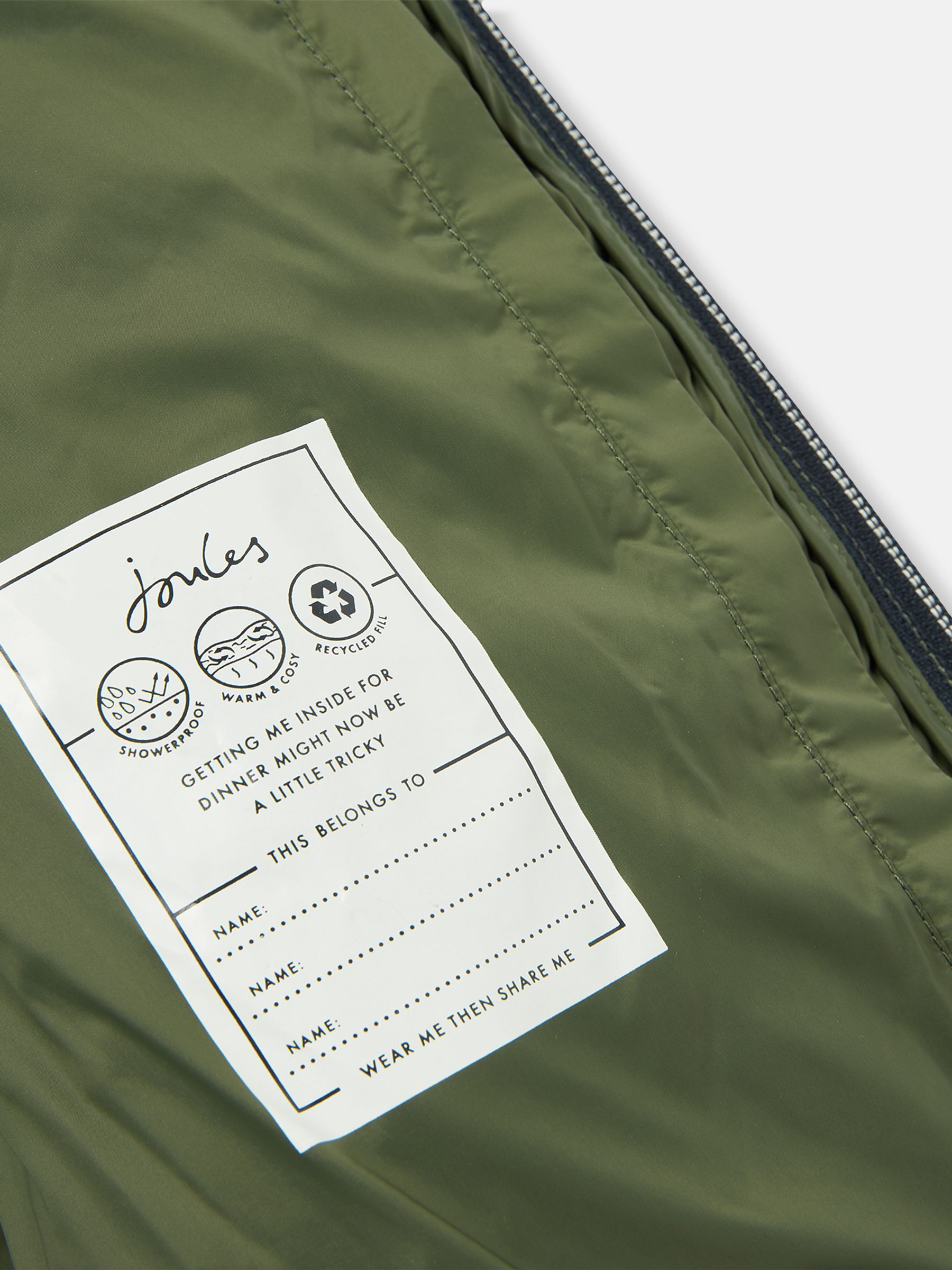 Crofton Navy/Khaki Showerproof Gilet - Image 5 of 6