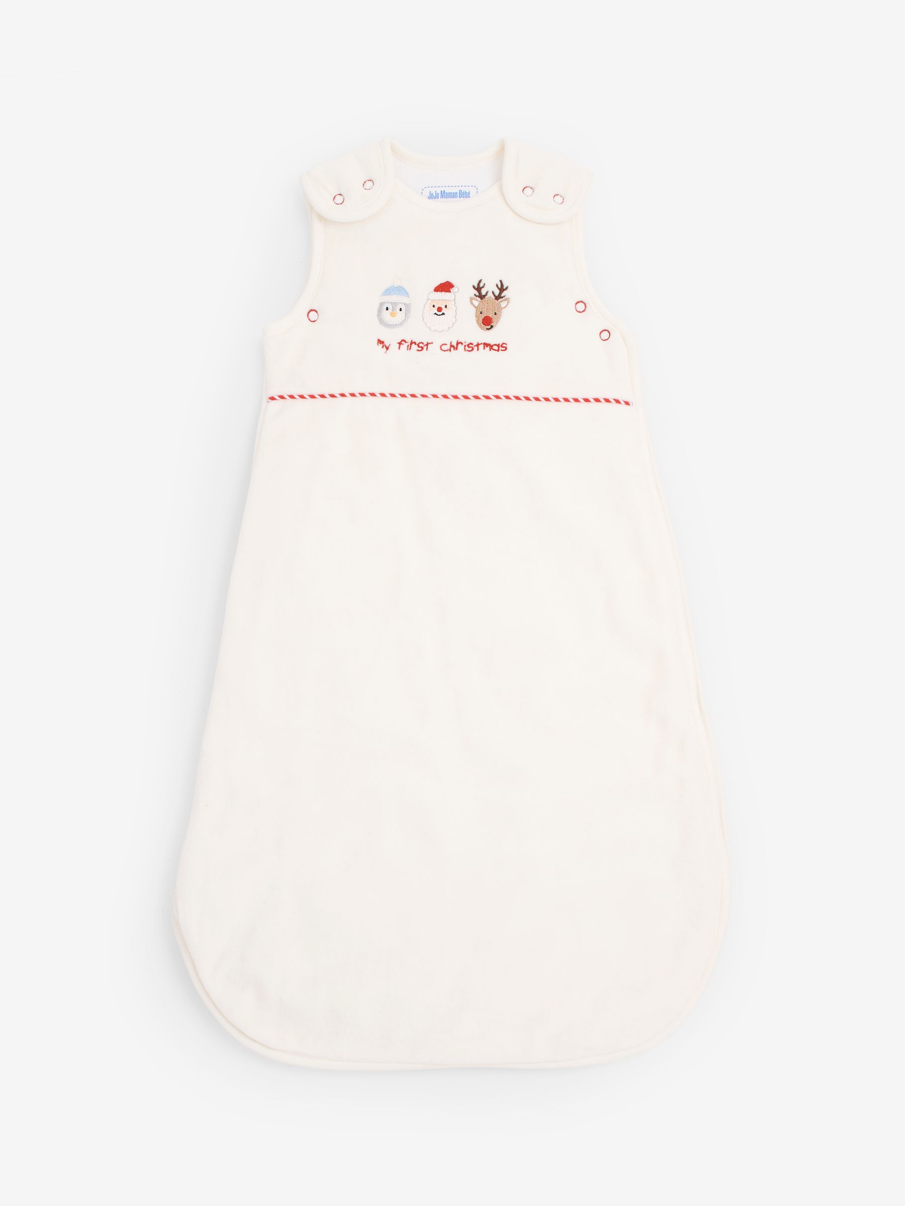 My First Christmas Print 2.5 Tog Baby Sleeping Bag - Image 5 of 7